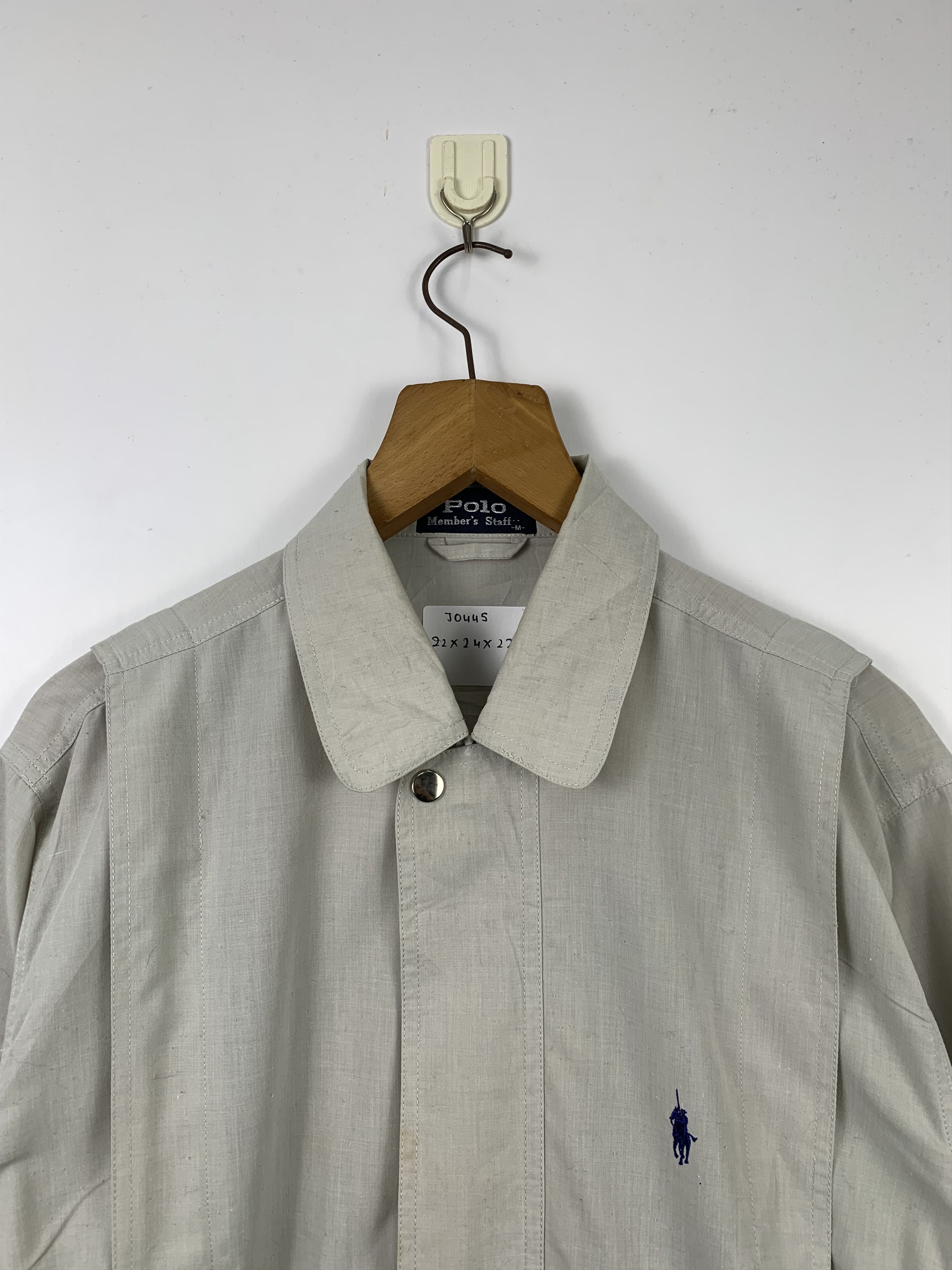 Polo Ralph Lauren Vintage POLO Member 's Staff Cotton Jacket J0445 Size US M / EU 48-50 / 2 - 2 Thumbnail