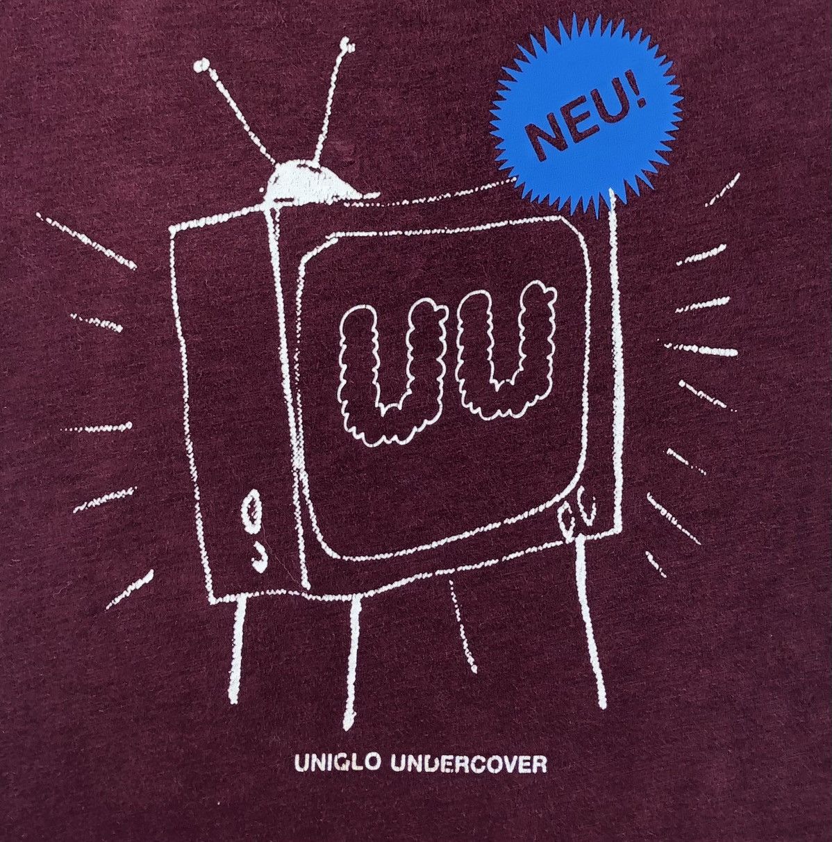 Undercover Uniqlo Undercover Television Big Logo T-shirt Size US M / EU 48-50 / 2 - 2 Thumbnail