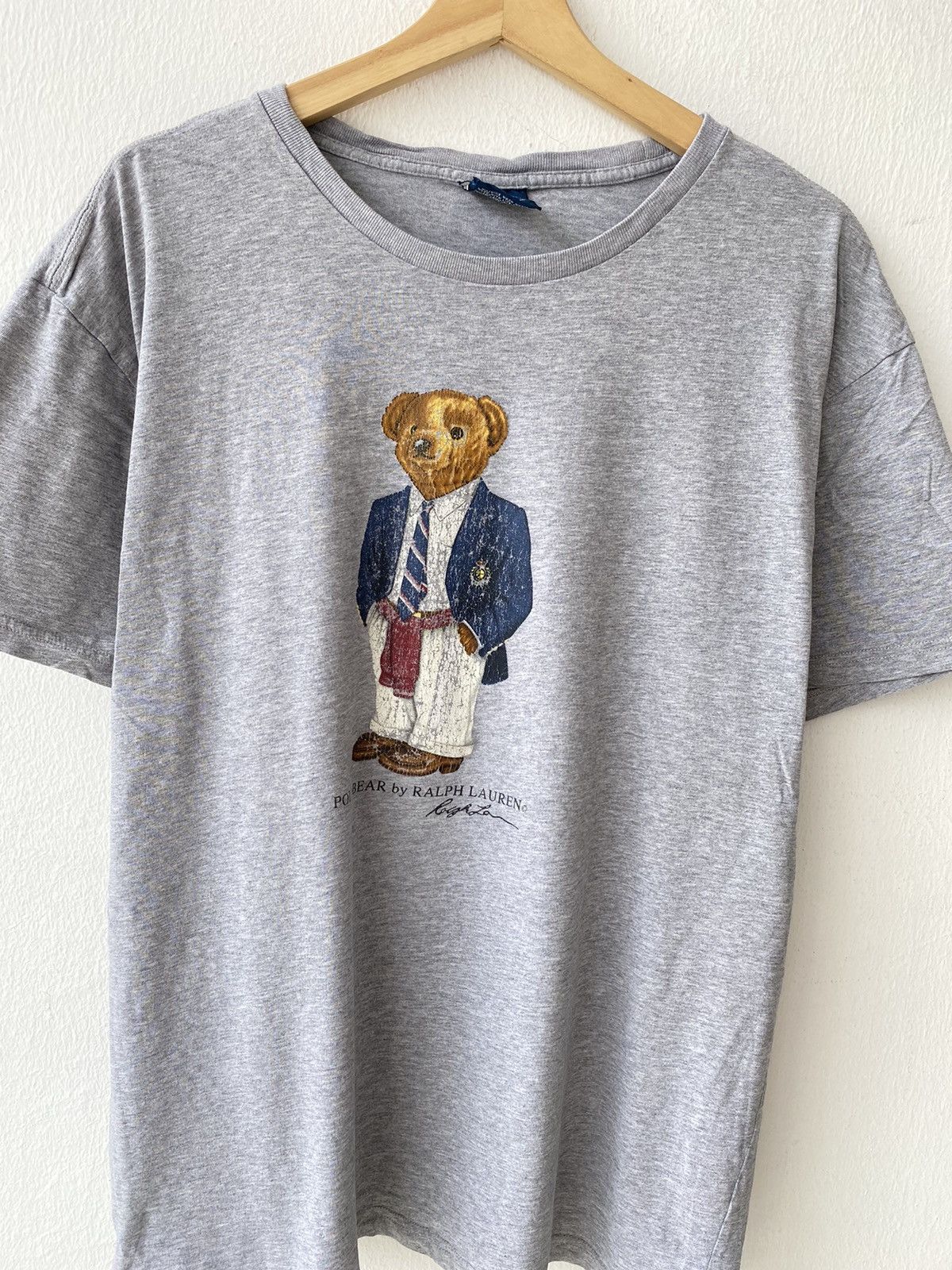 Polo Ralph Lauren Vintage Polo Bear Ralph Lauren Tee Size US L / EU 52-54 / 3 - 2 Thumbnail