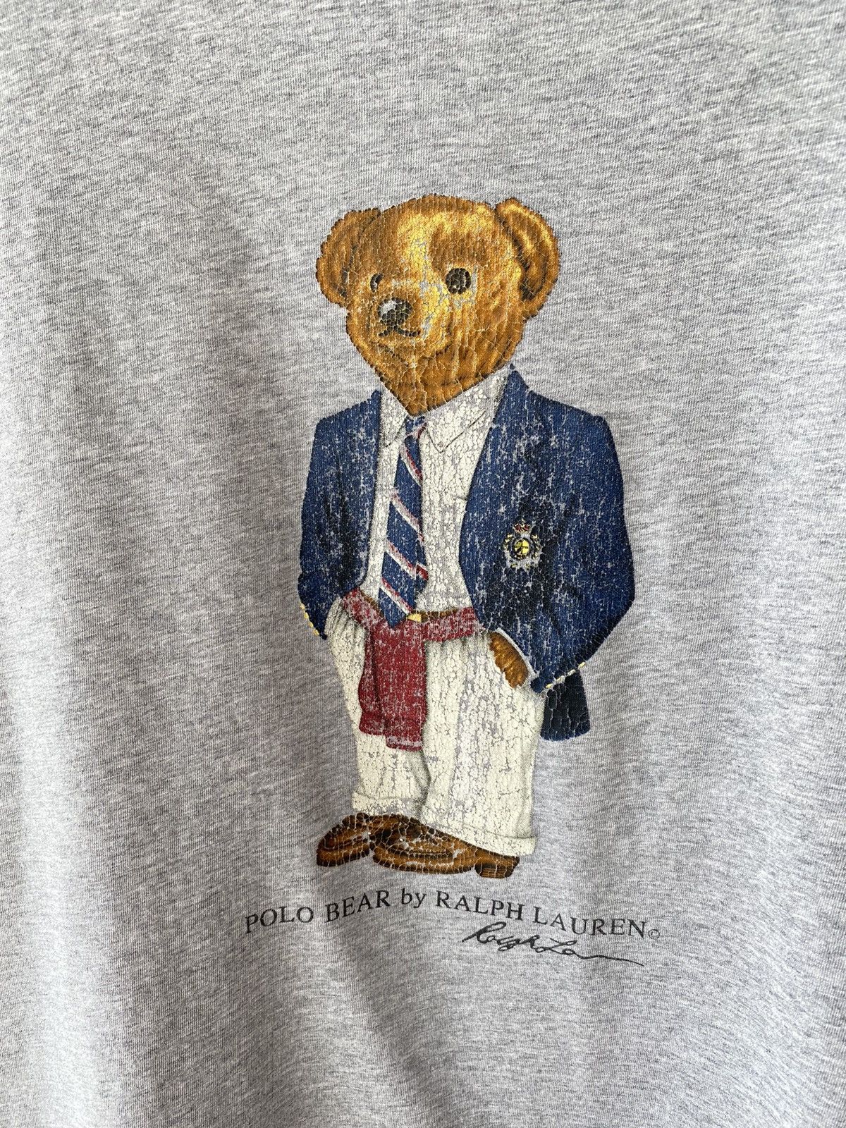 Polo Ralph Lauren Vintage Polo Bear Ralph Lauren Tee Size US L / EU 52-54 / 3 - 3 Thumbnail