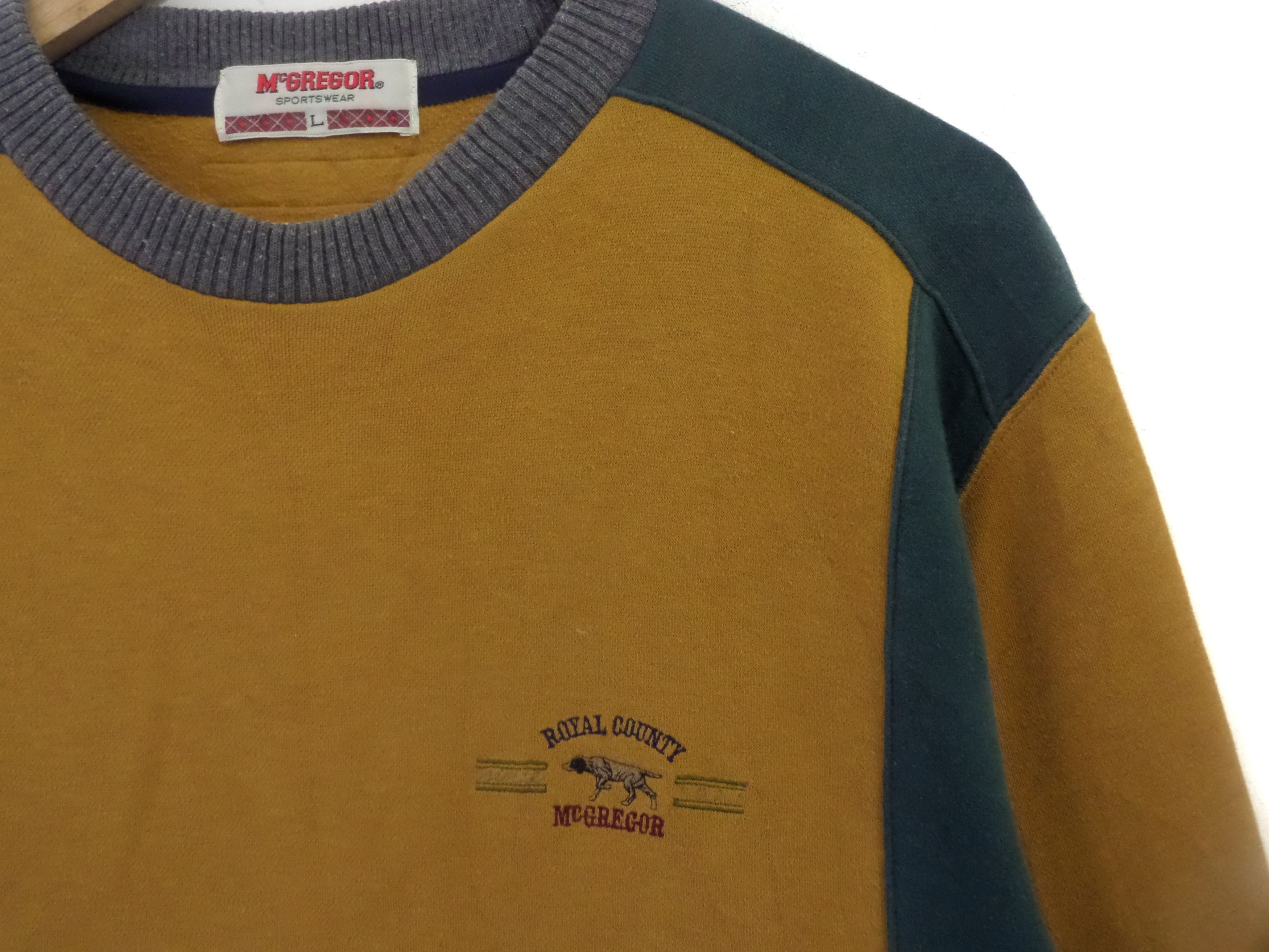 McGregor × Vintage Vintage mcgregor crewneck multicolour embroidered logo Size US L / EU 52-54 / 3 - 4 Thumbnail