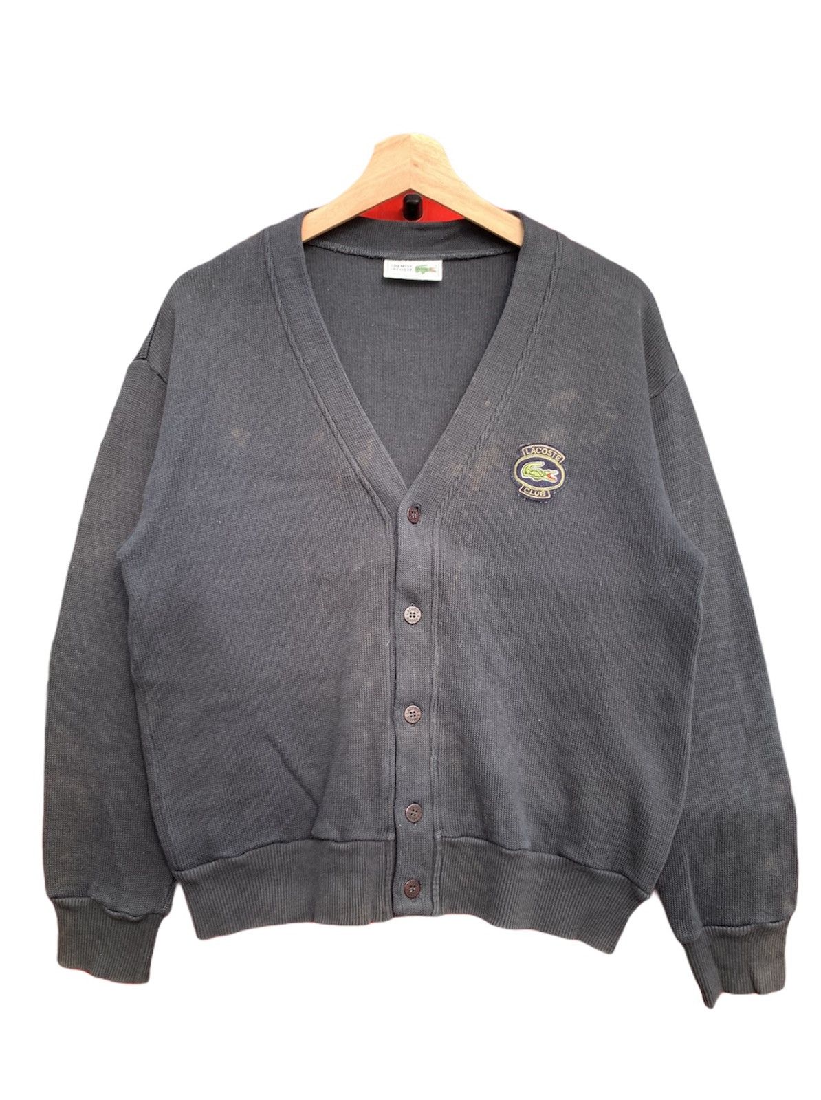 Lacoste Vintage Lacoste Faded Button Down Cardigans Size US XS / EU 42 / 0 - 1 Thumbnail