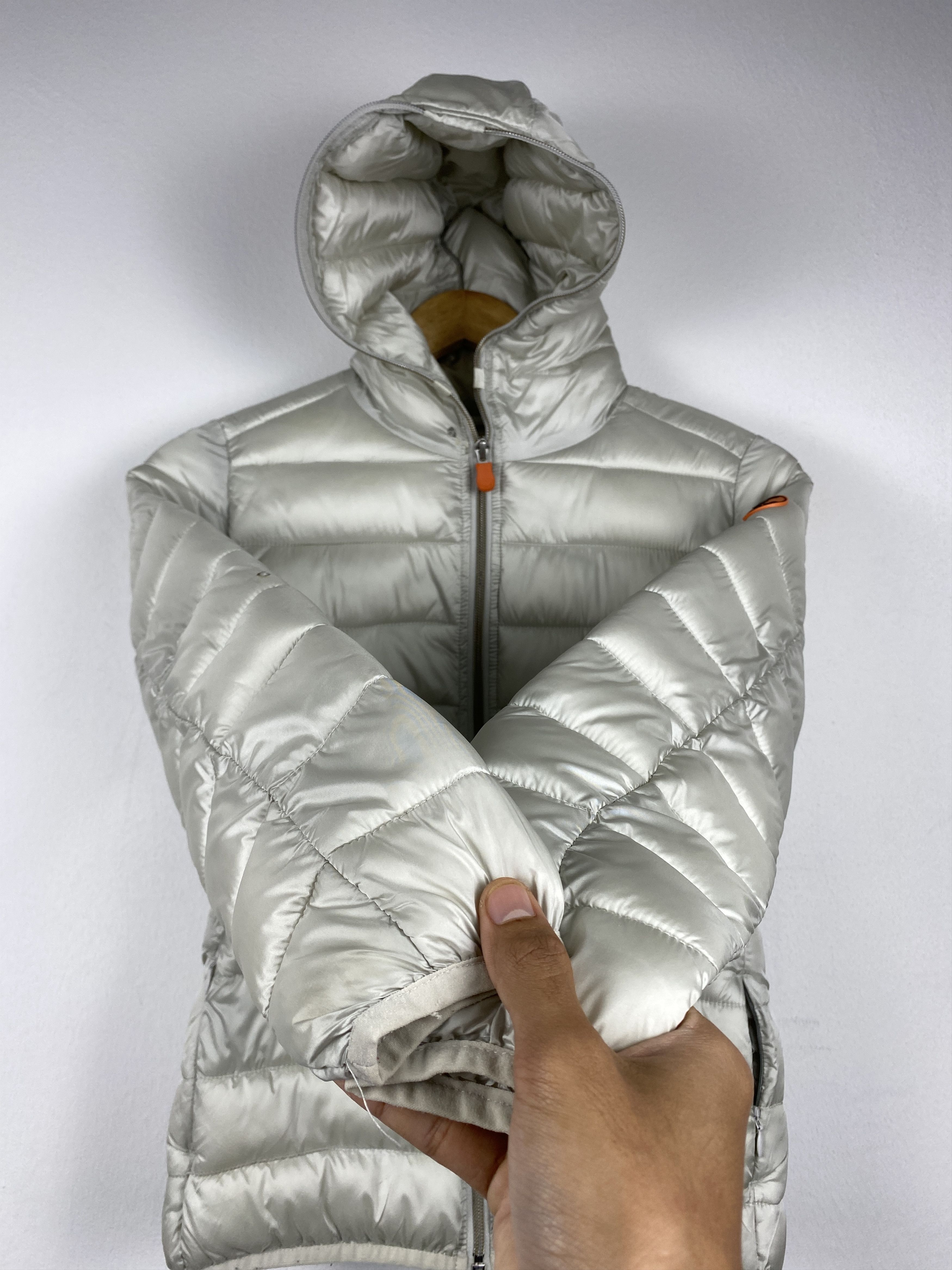 Save The Duck Vintage Save The Duck Puffer Hoodie Jacket J1194 Size S / US 4 / IT 40 - 8 Thumbnail