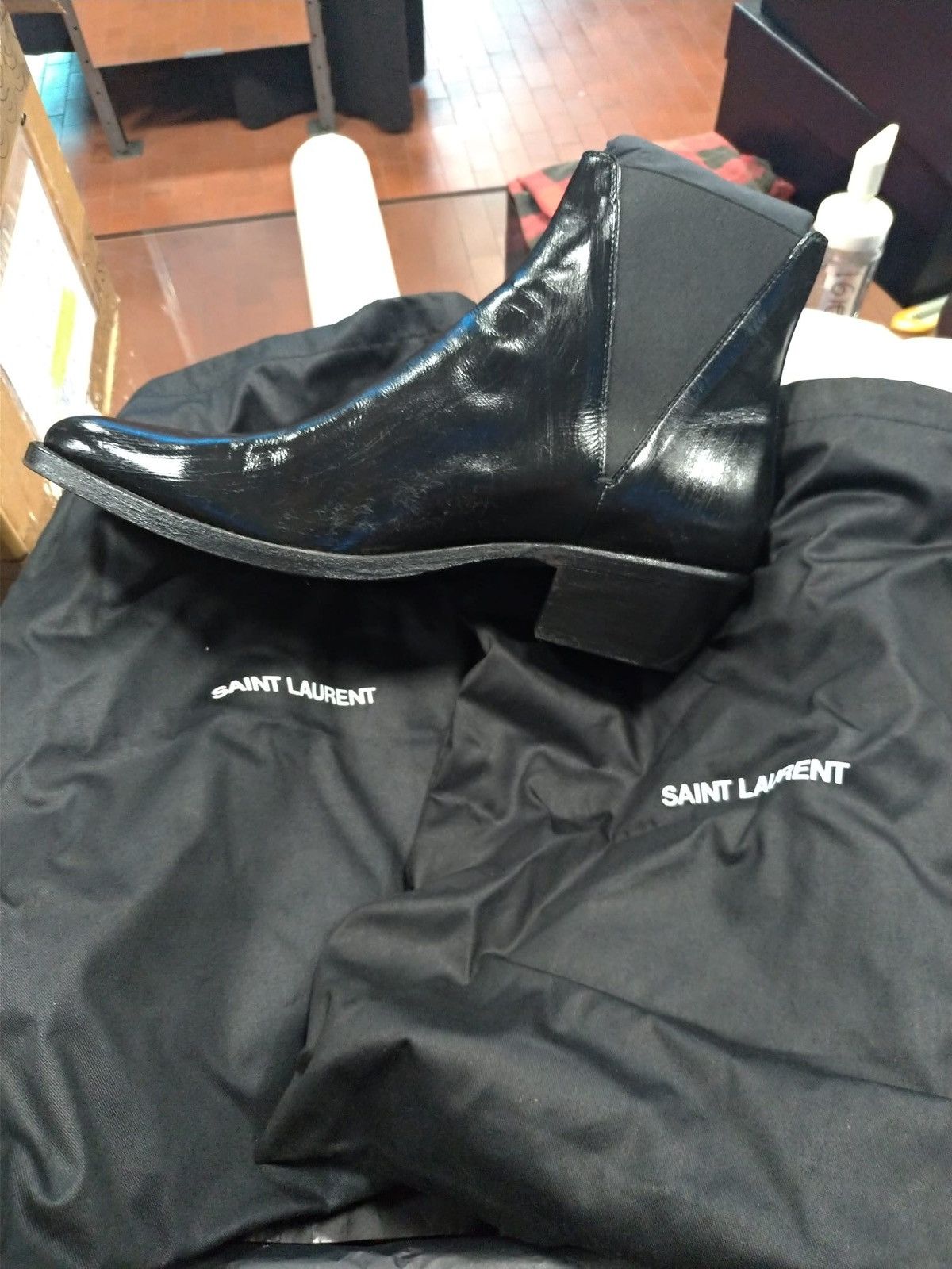 Saint Laurent Paris Dakota 50 Chelsea Boots in Black Size US 11 / EU 44 - 5 Thumbnail