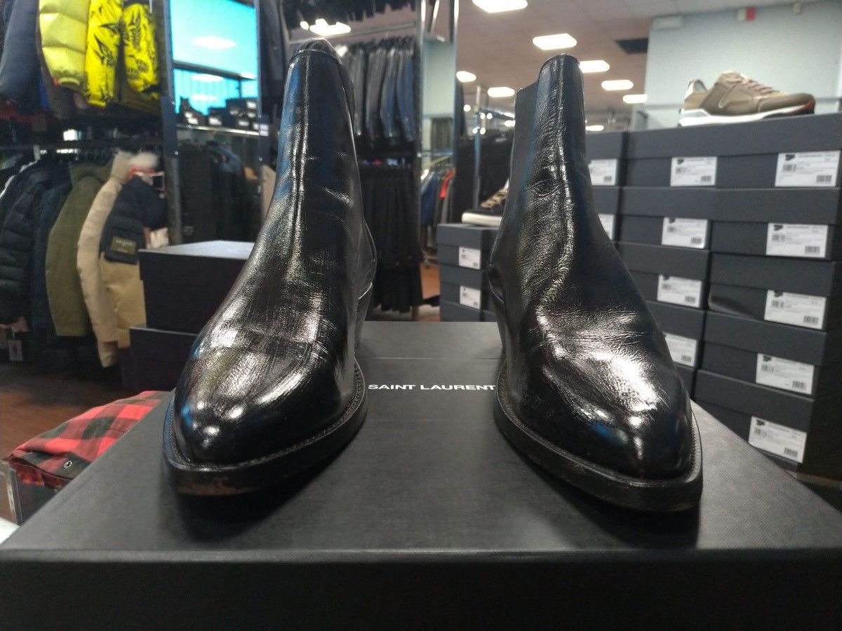 Saint Laurent Paris Dakota 50 Chelsea Boots in Black Size US 11 / EU 44 - 8 Thumbnail