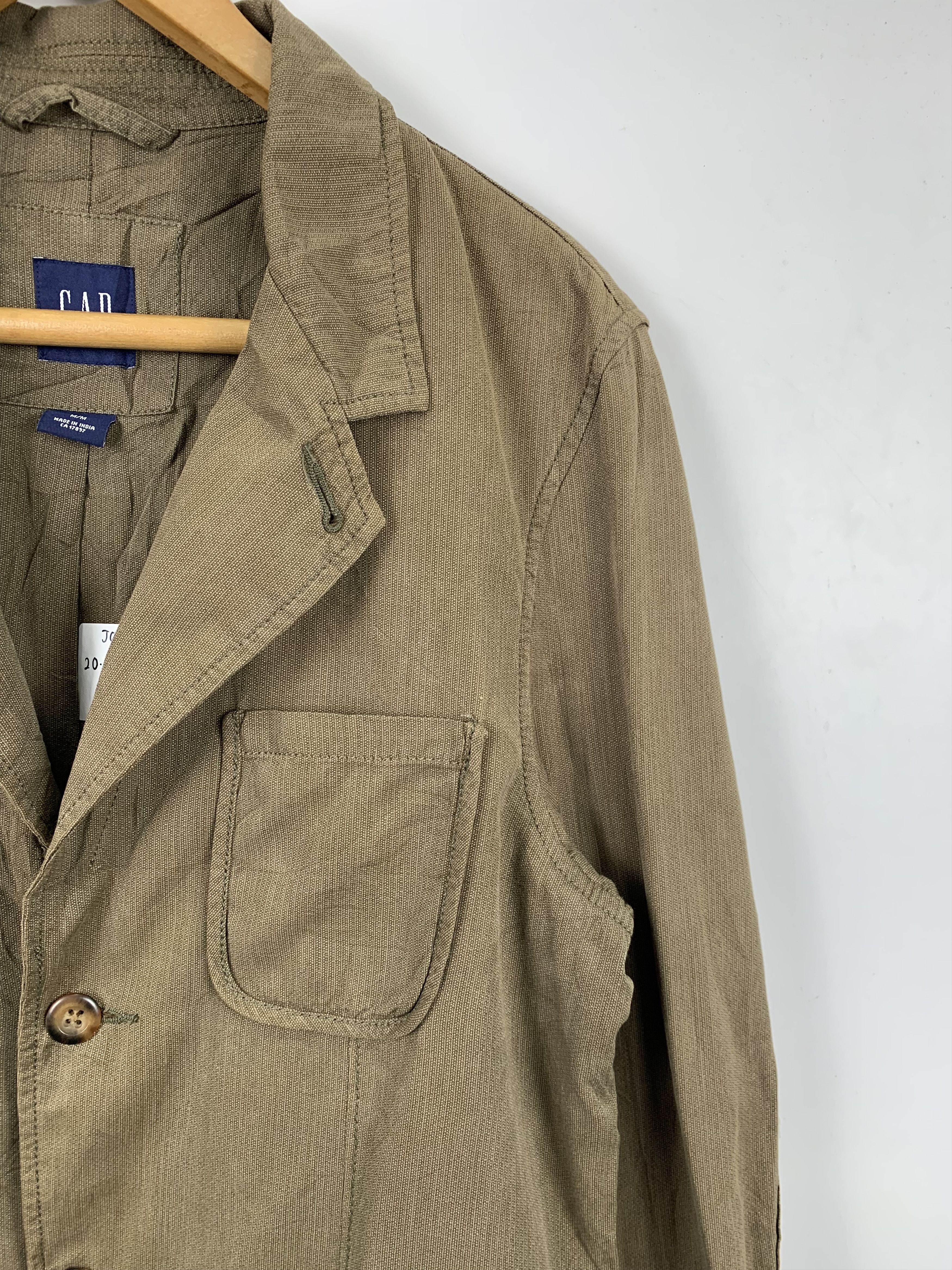Gap Vintage GAP Blazer Cotton Jacket J0336 Size US S / EU 44-46 / 1 - 4 Thumbnail
