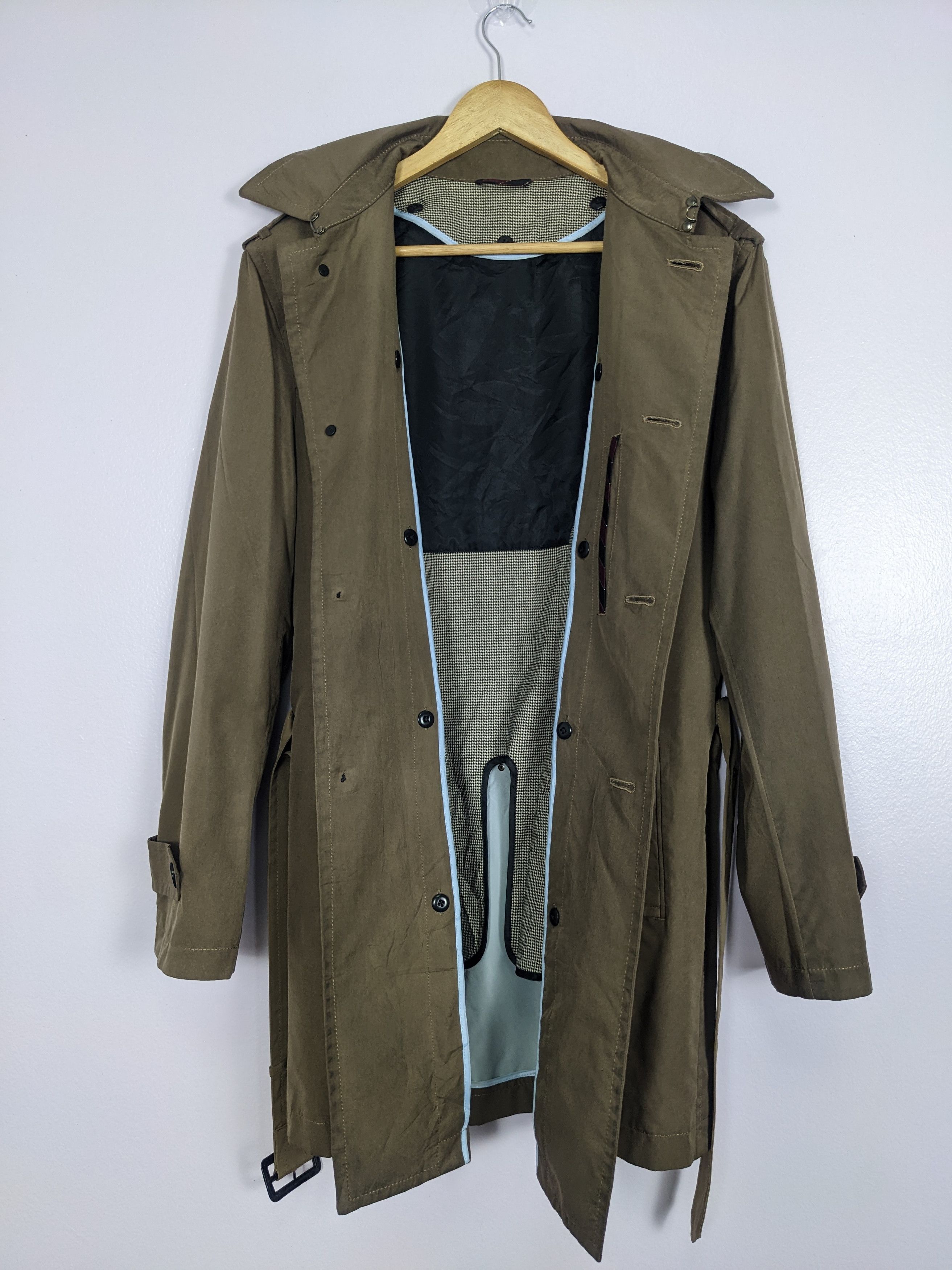 Japanese Brand Vintage Long Coat Button Up J0237 Size US S / EU 44-46 / 1 - 11 Thumbnail