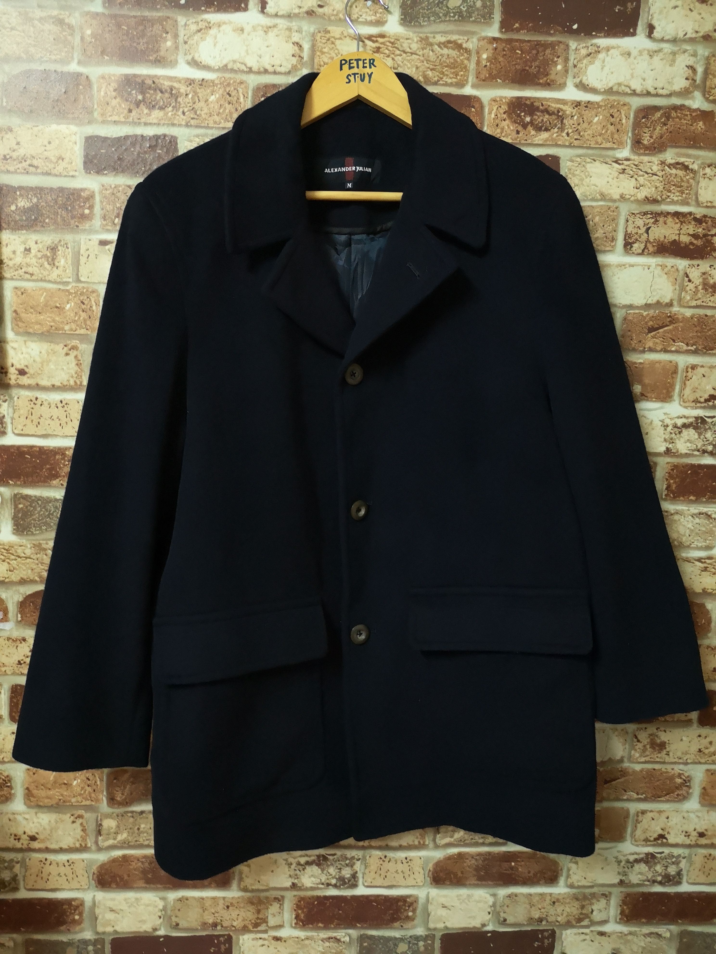 Alexander Julian G210 Long Coat Double Pocket Size US M / EU 48-50 / 2 - 2 Thumbnail