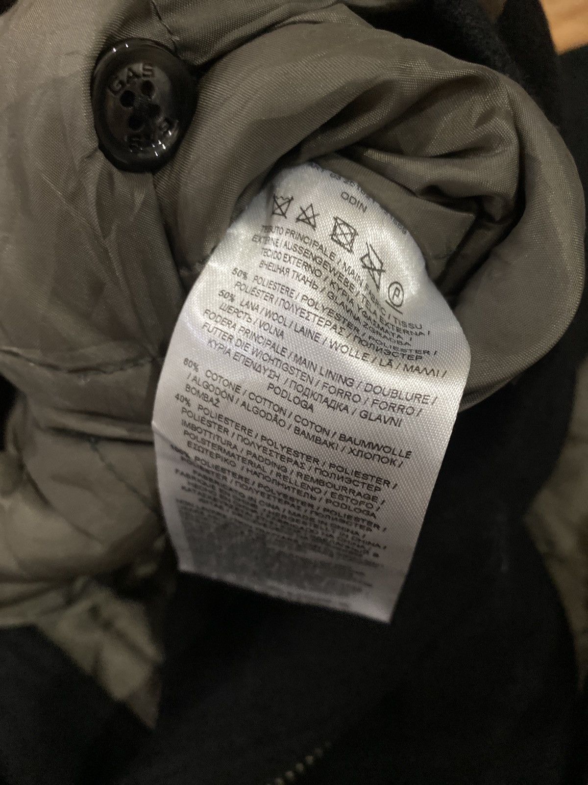 GAS GAS MAN’S WINTER JACKET WOOL FABRIC-GK121 Size US M / EU 48-50 / 2 - 9 Thumbnail