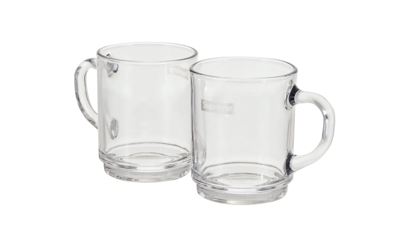Supreme 6-Pack Set - Supreme®/Duralex Glass Mugs: Clear Size ONE SIZE - 1 Preview