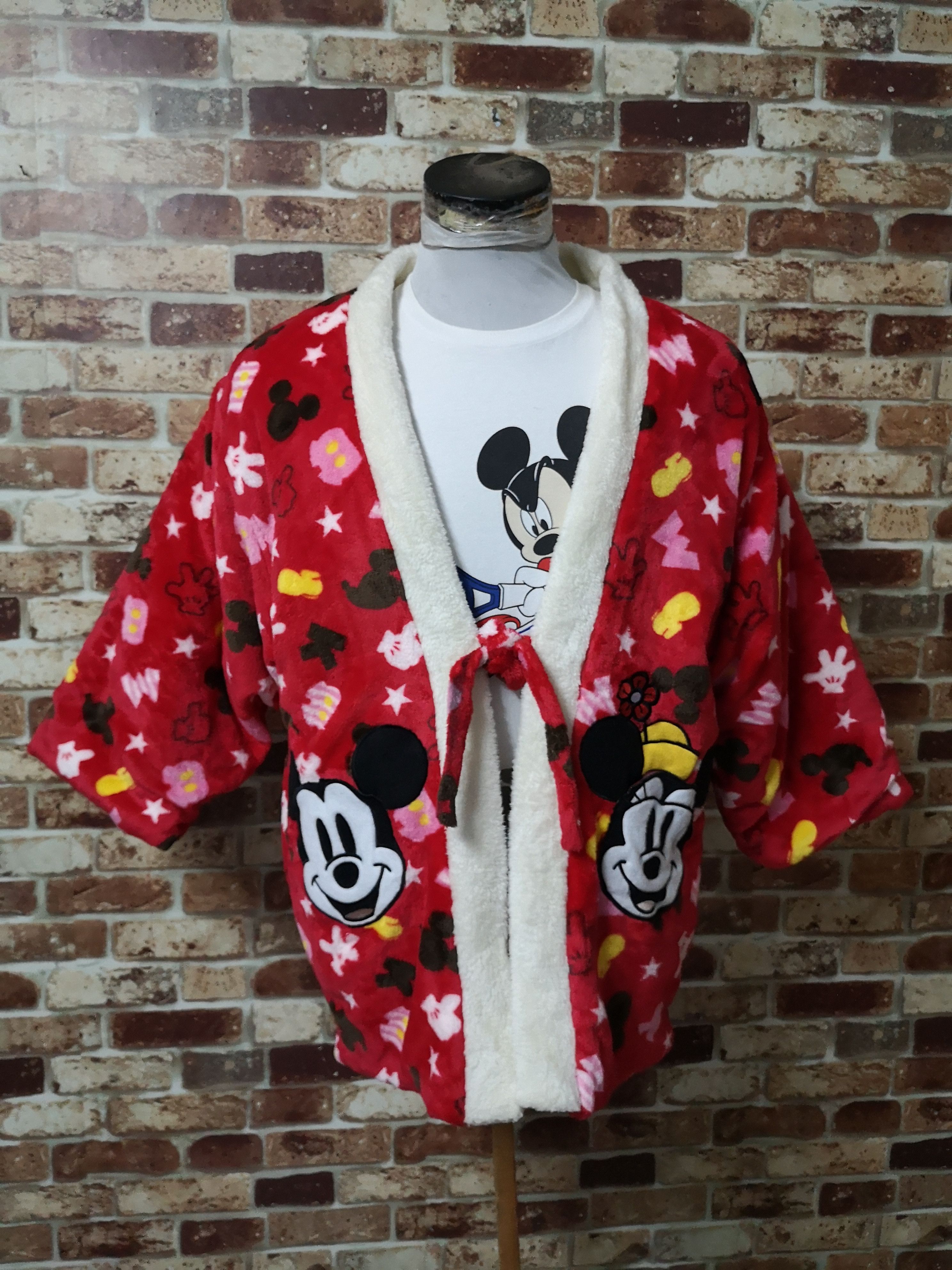 Disney × Mickey Mouse G728 Mickey Mouse Jacket Like Kimono Design Size US L / EU 52-54 / 3 - 1 Thumbnail