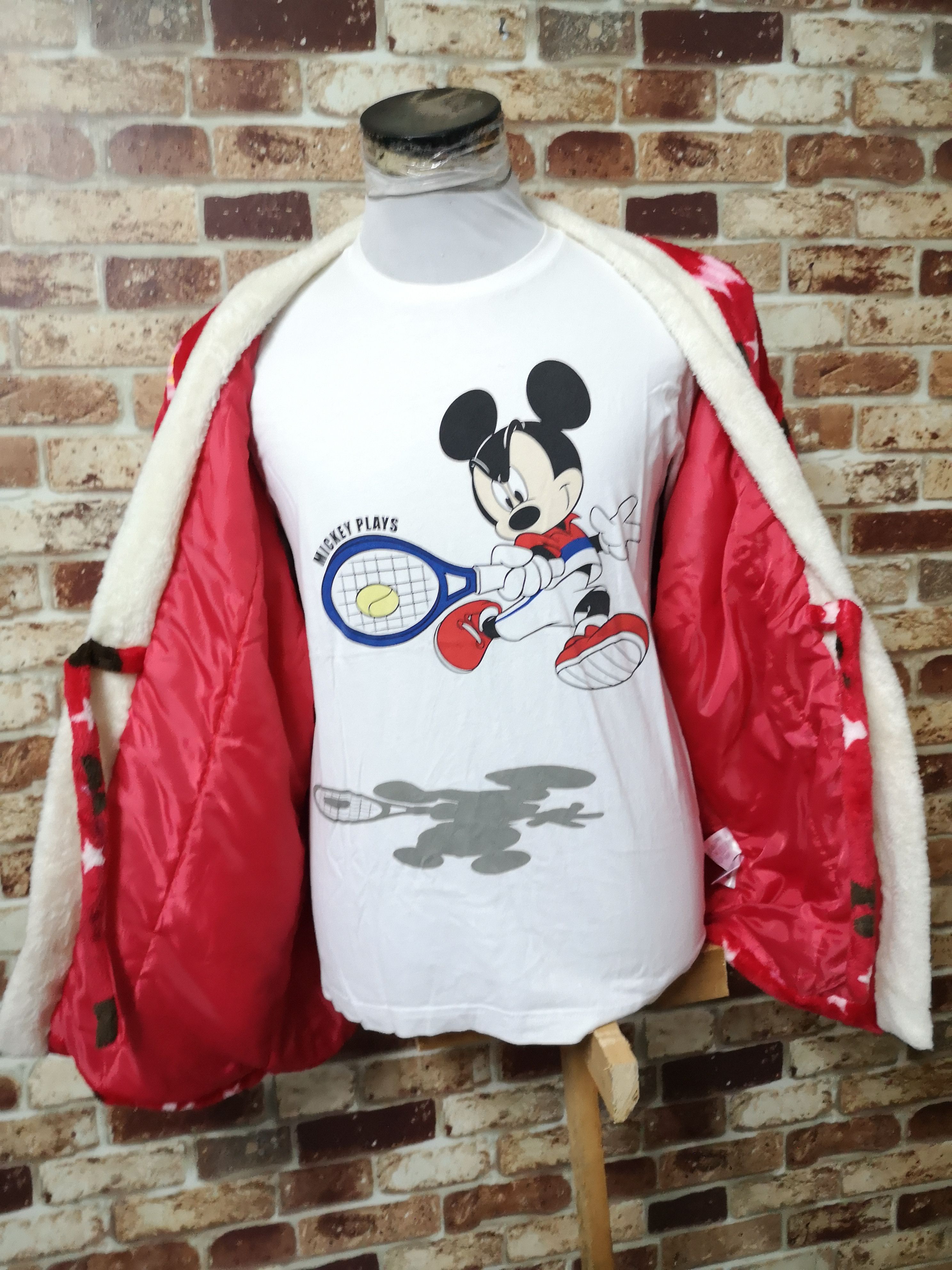 Disney × Mickey Mouse G728 Mickey Mouse Jacket Like Kimono Design Size US L / EU 52-54 / 3 - 5 Thumbnail