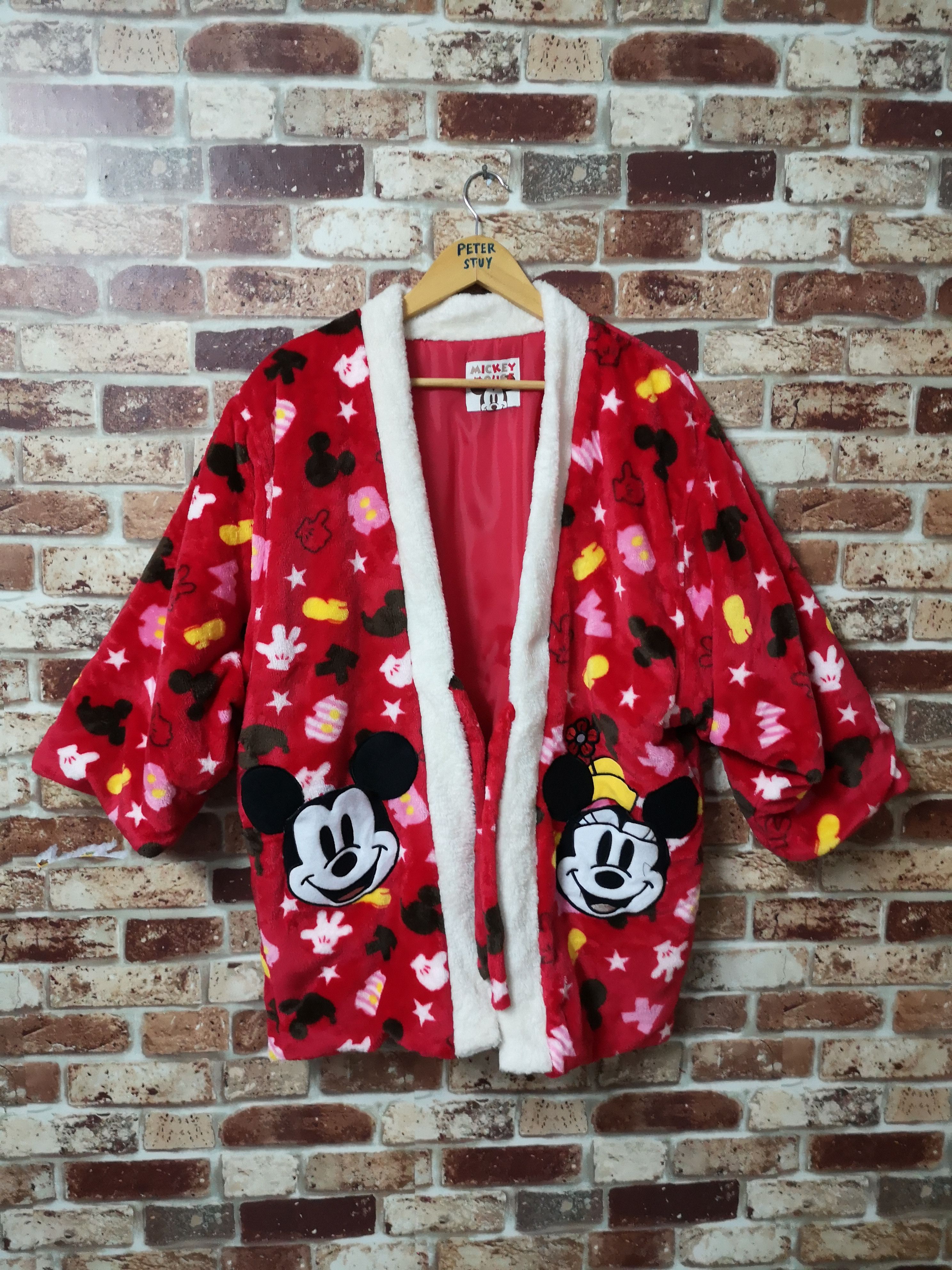 Disney × Mickey Mouse G728 Mickey Mouse Jacket Like Kimono Design Size US L / EU 52-54 / 3 - 7 Thumbnail