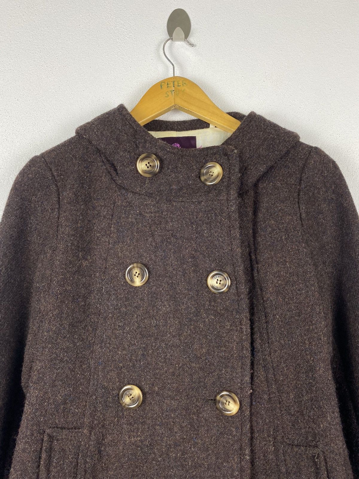 Harris Tweed × Japanese Brand Earth Music & Ecology x Harris Tweed Wool Hoddies Jacket Size US M / EU 48-50 / 2 - 5 Thumbnail