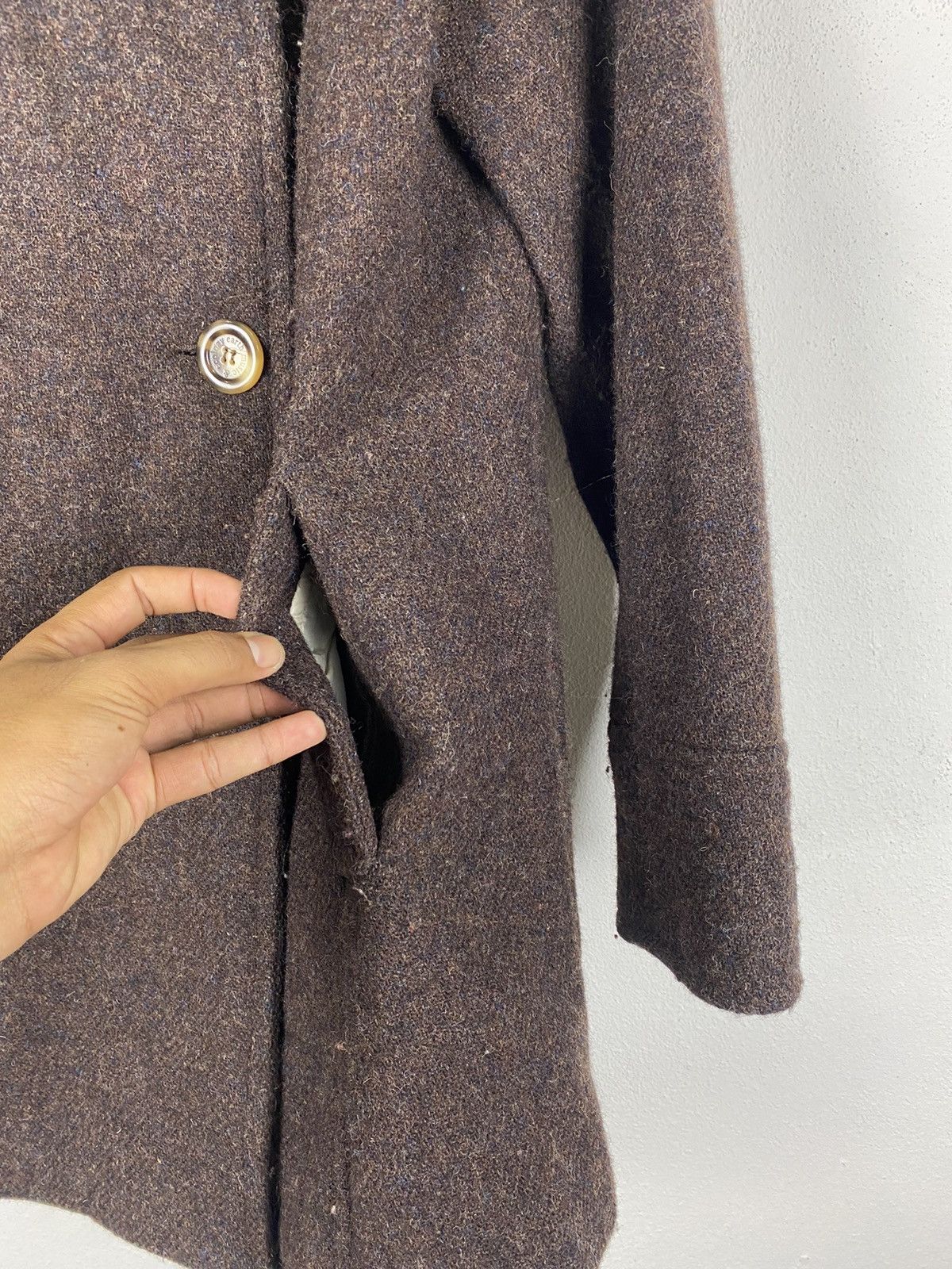 Harris Tweed × Japanese Brand Earth Music & Ecology x Harris Tweed Wool Hoddies Jacket Size US M / EU 48-50 / 2 - 9 Thumbnail