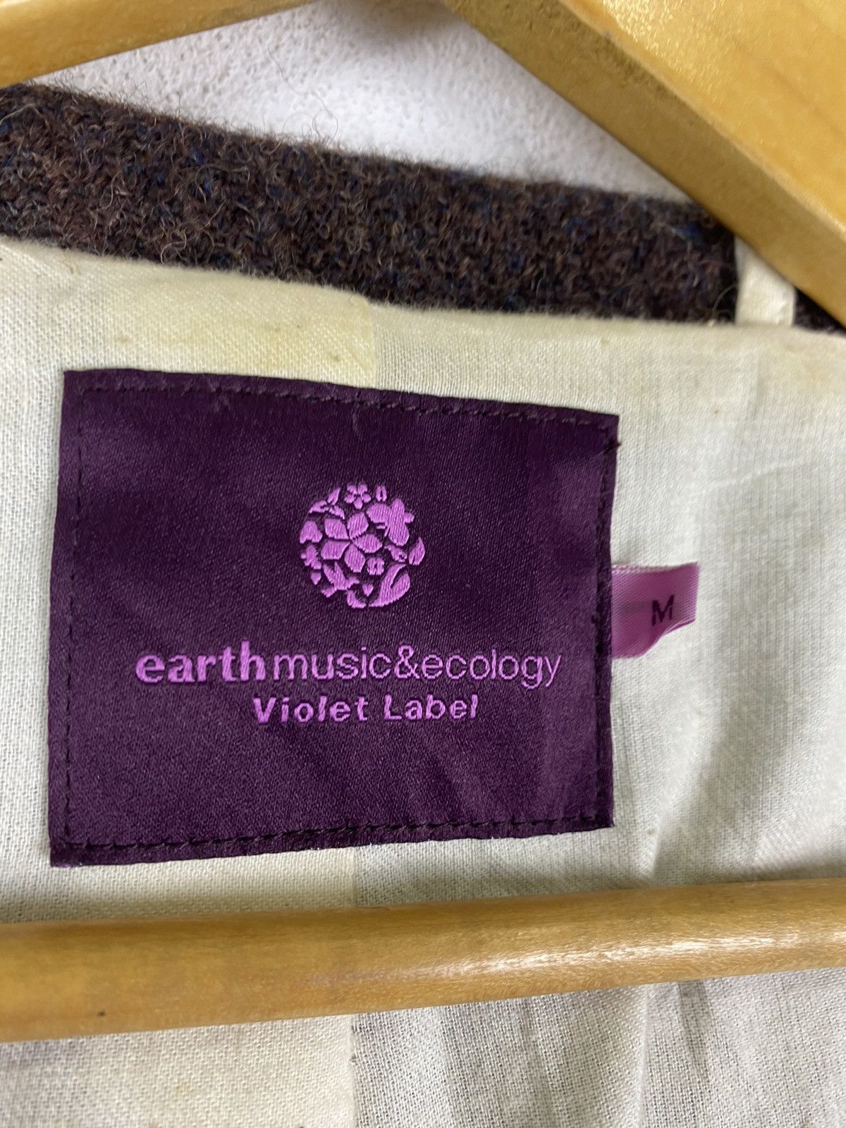 Harris Tweed × Japanese Brand Earth Music & Ecology x Harris Tweed Wool Hoddies Jacket Size US M / EU 48-50 / 2 - 10 Thumbnail