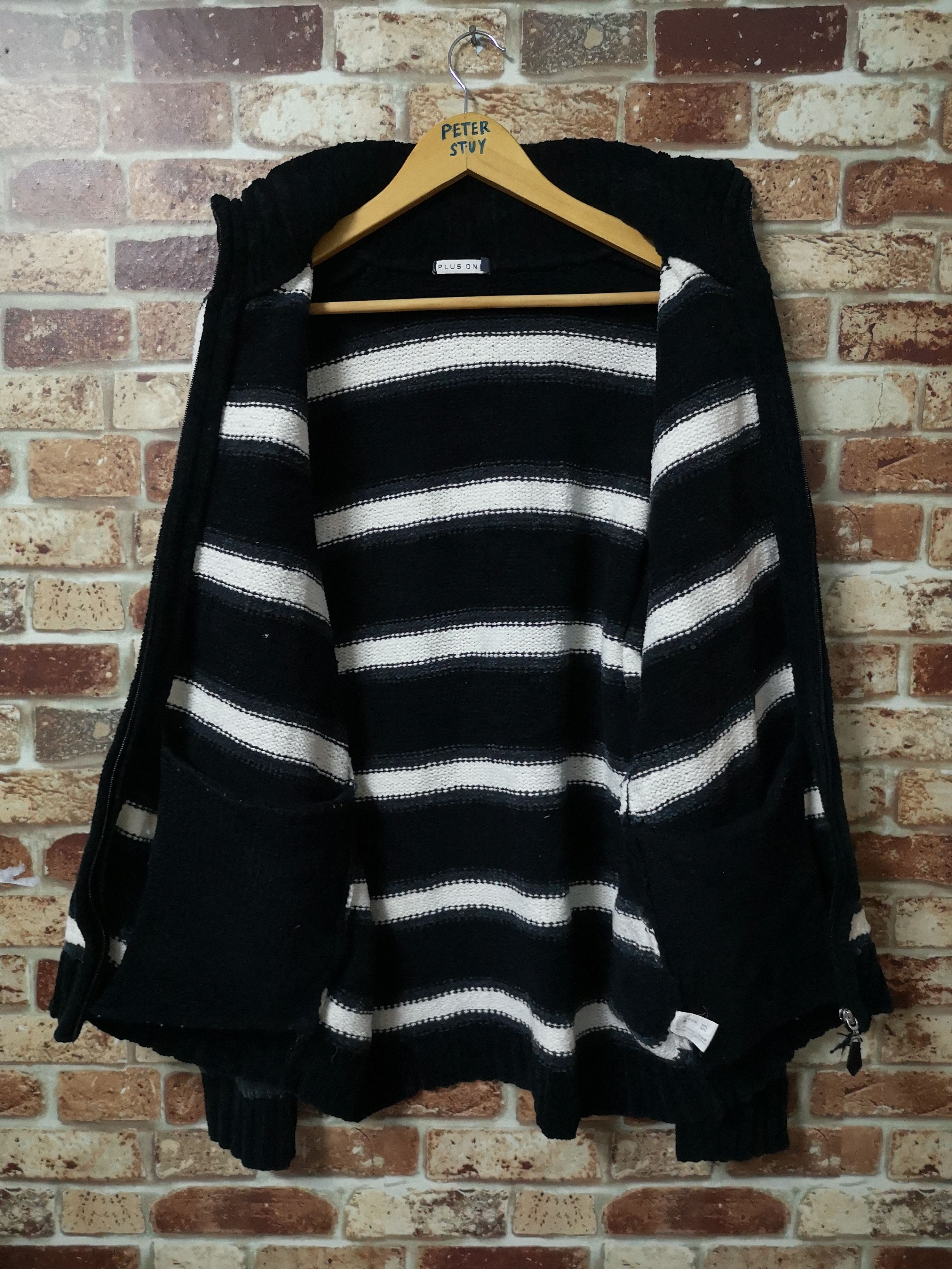 Plus One Clothing G822 Plus One Knitwear Jacket Nice Design Size US XL / EU 56 / 4 - 7 Thumbnail