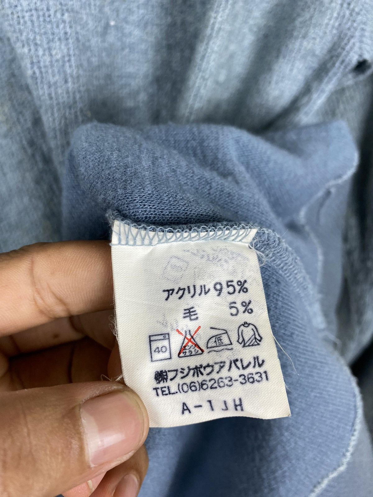 Hiroko Koshino Homme × Japanese Brand EMBROIDED LOGO HIROKO KOSHINO HOMME - LARGE SIZE Size US L / EU 52-54 / 3 - 5 Thumbnail