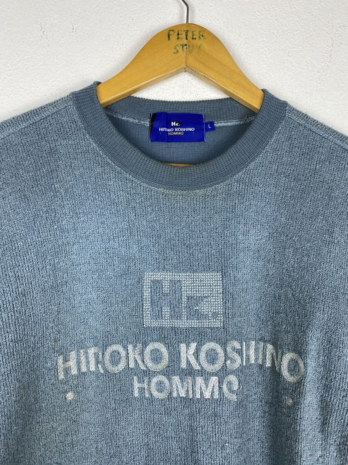 Hiroko Koshino Homme × Japanese Brand EMBROIDED LOGO HIROKO KOSHINO HOMME - LARGE SIZE Size US L / EU 52-54 / 3 - 2 Thumbnail
