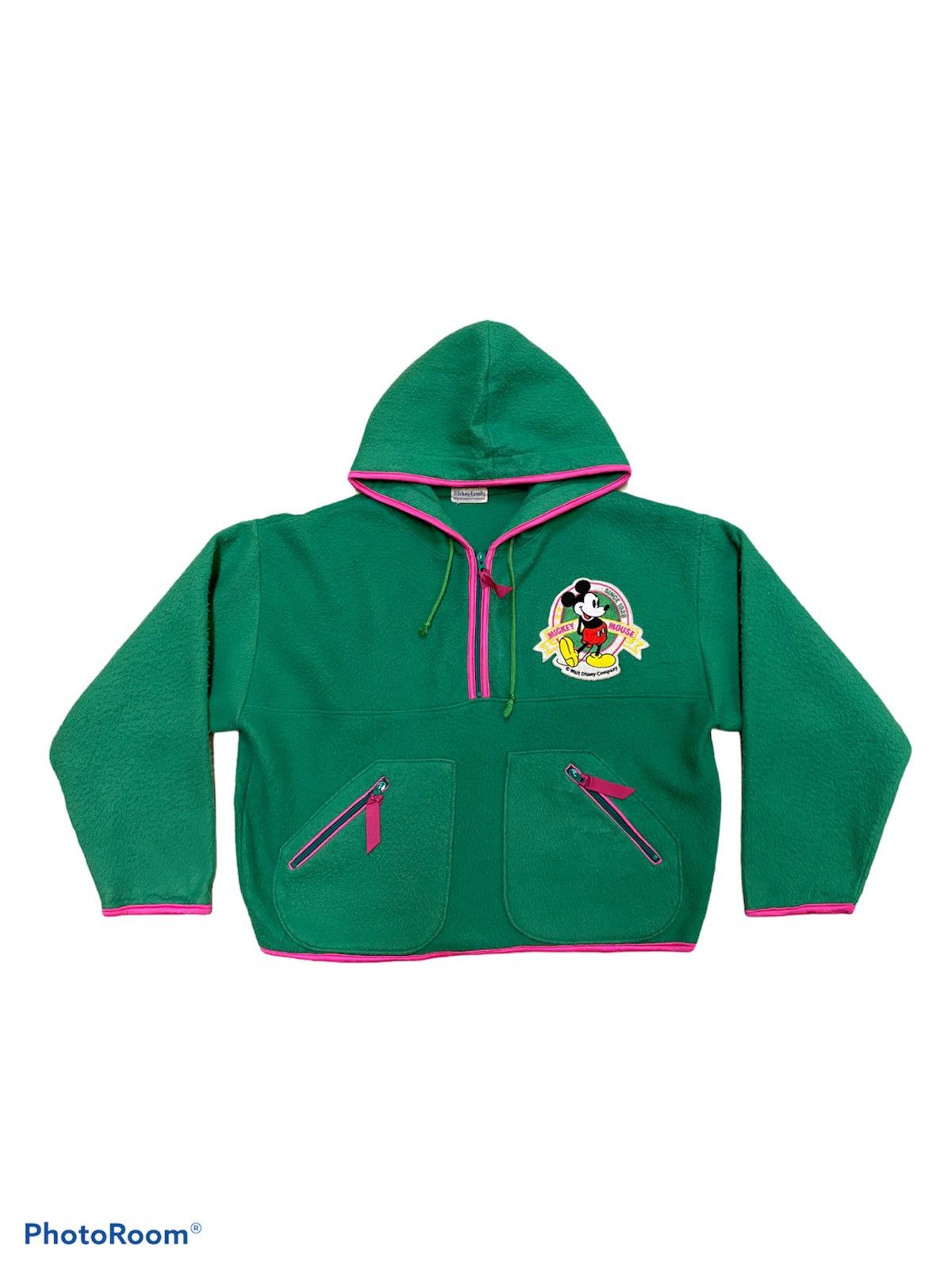 Disney × Mickey Mouse × Vintage GK60 Vintage 80’s Mickey Hoddies Nice Design Size US M / EU 48-50 / 2 - 2 Thumbnail