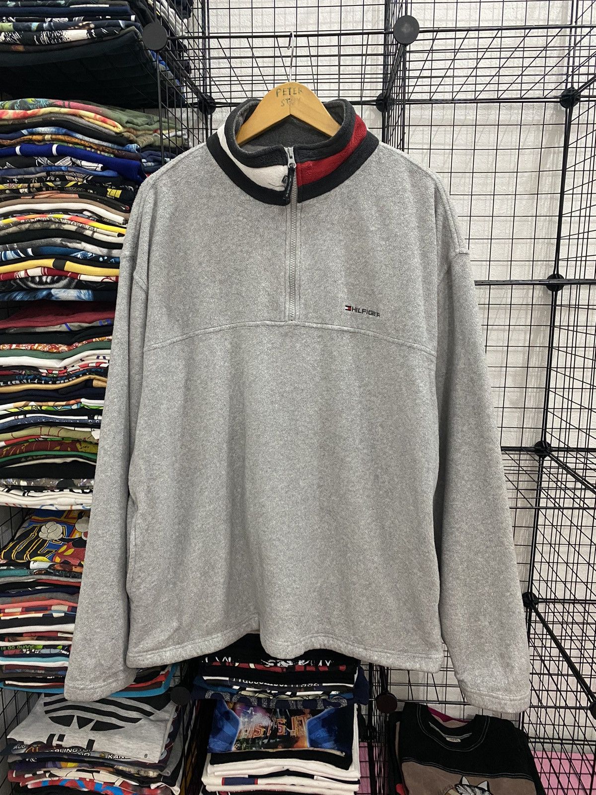Tommy Hilfiger 🔥LAST DROP🔥TOMMY HILFIGER FLEECE SWEATER NICE DESIGN Size US L / EU 52-54 / 3 - 1 Thumbnail