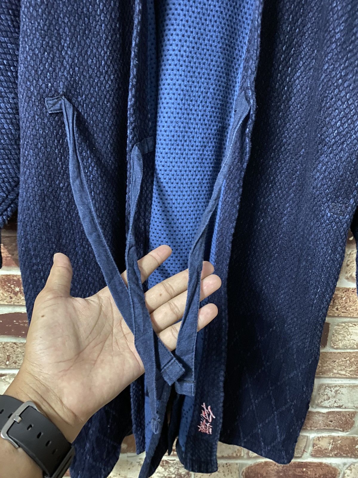 Indigo × Japanese Brand ANTIQUE INDIGO KENDO SASHIKO SWORDMAN JACKET Size US M / EU 48-50 / 2 - 8 Thumbnail