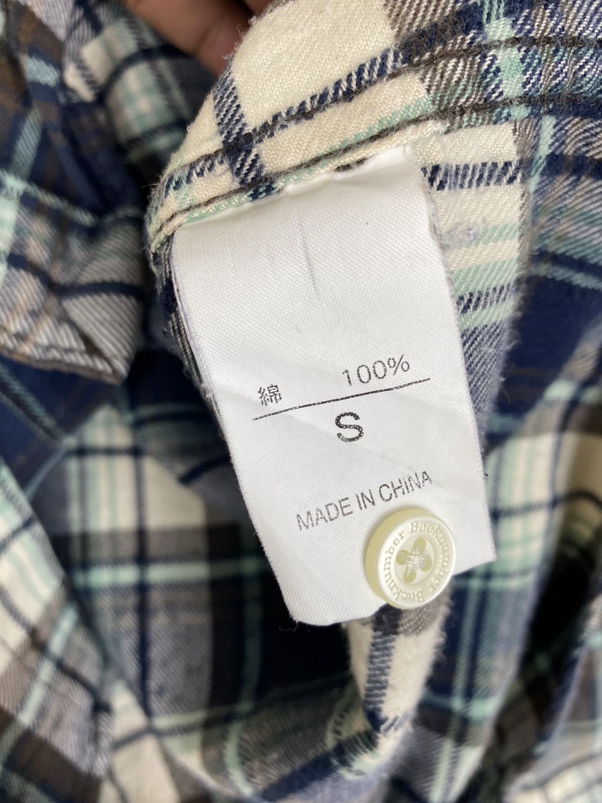 Flannel × Vintage Back Number Flannel Jacket Craft Work & Traditional Size US S / EU 44-46 / 1 - 8 Thumbnail