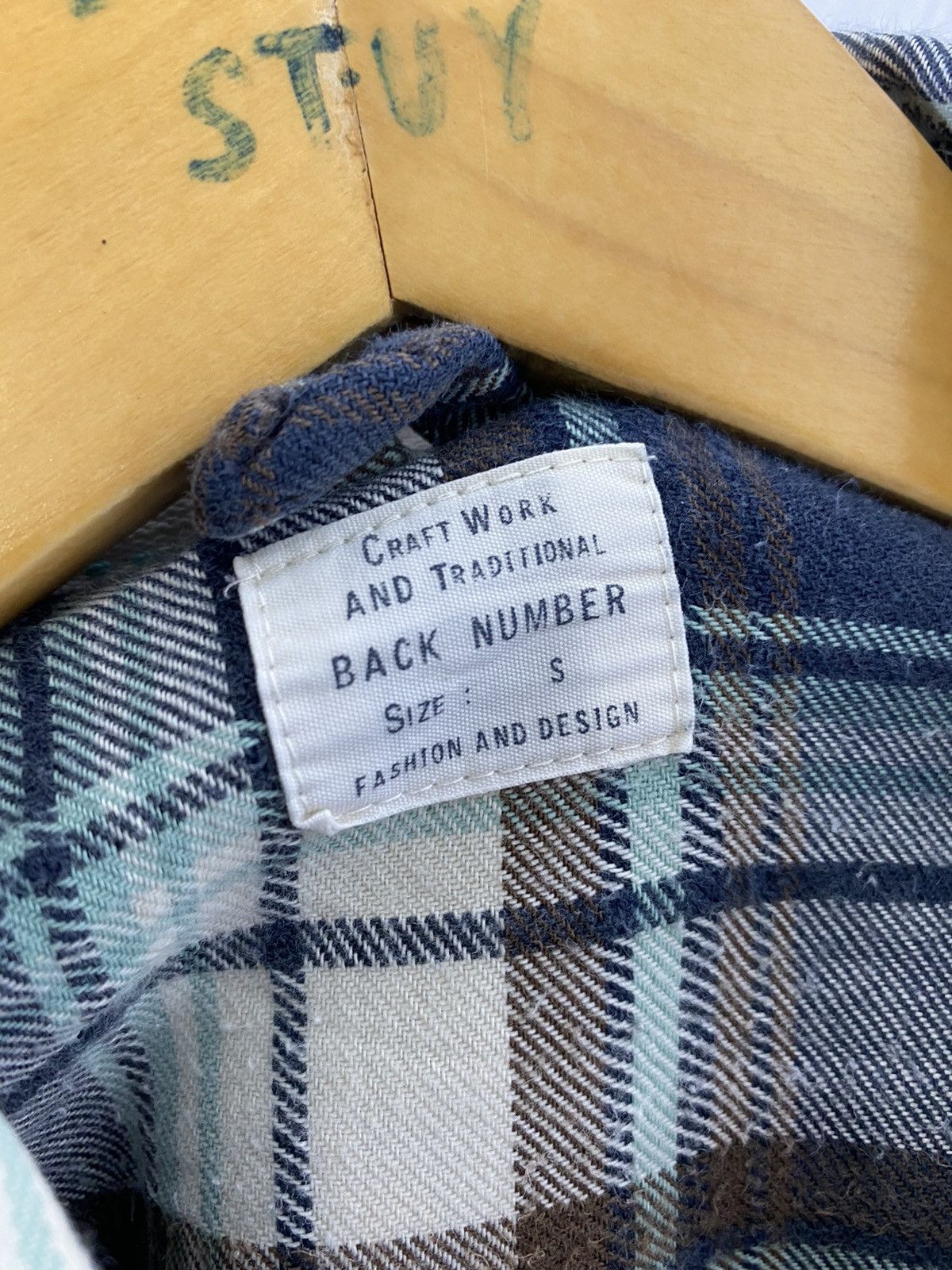 Flannel × Vintage Back Number Flannel Jacket Craft Work & Traditional Size US S / EU 44-46 / 1 - 7 Thumbnail