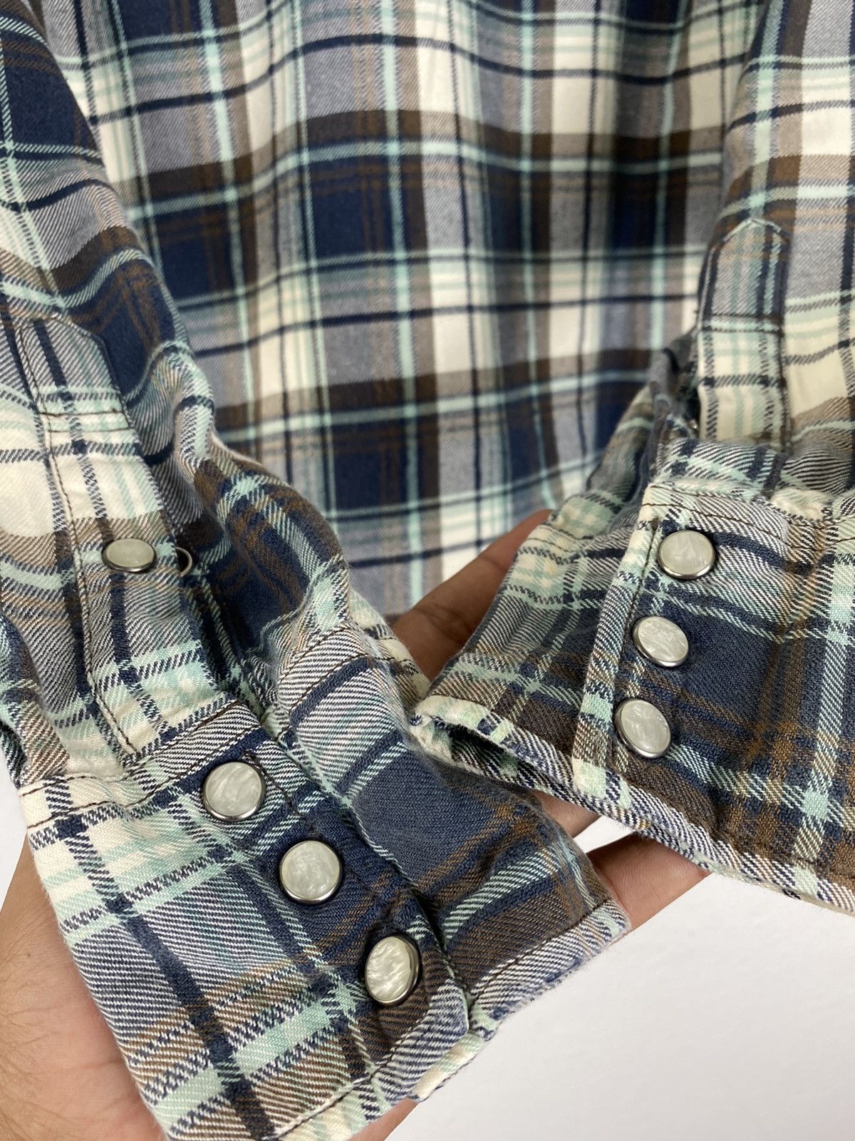 Flannel × Vintage Back Number Flannel Jacket Craft Work & Traditional Size US S / EU 44-46 / 1 - 6 Thumbnail