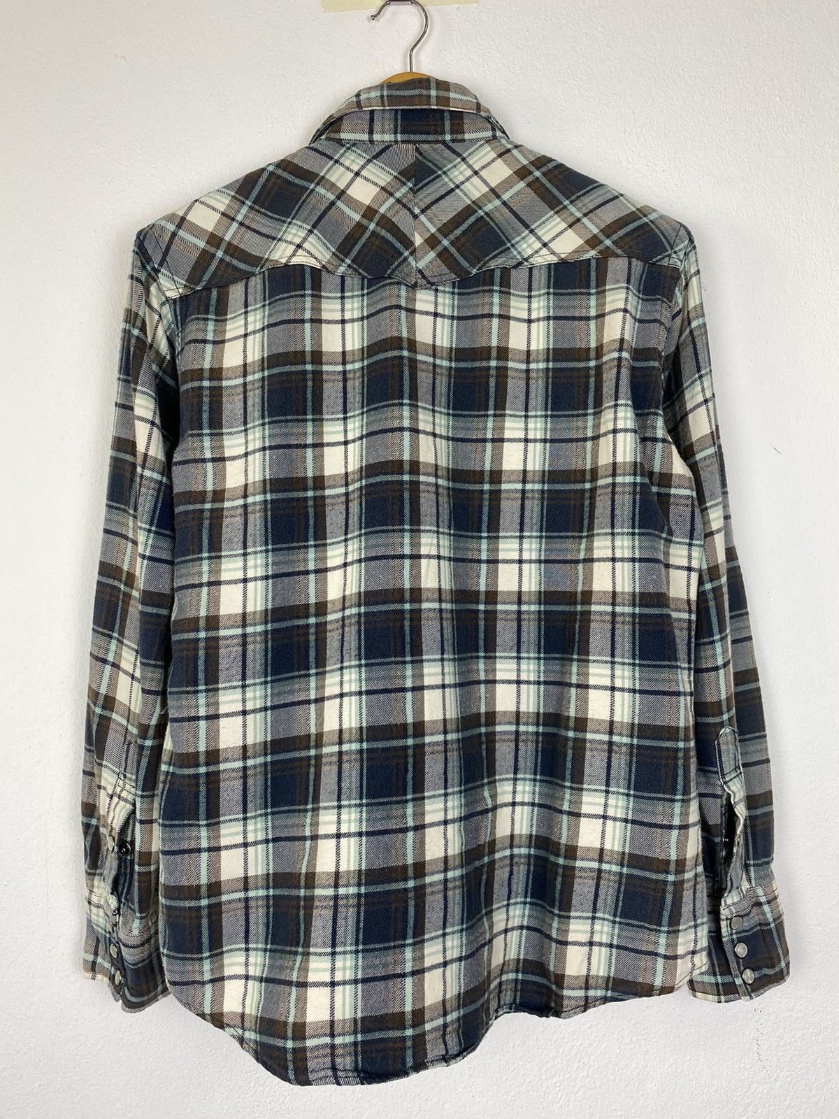 Flannel × Vintage Back Number Flannel Jacket Craft Work & Traditional Size US S / EU 44-46 / 1 - 3 Thumbnail