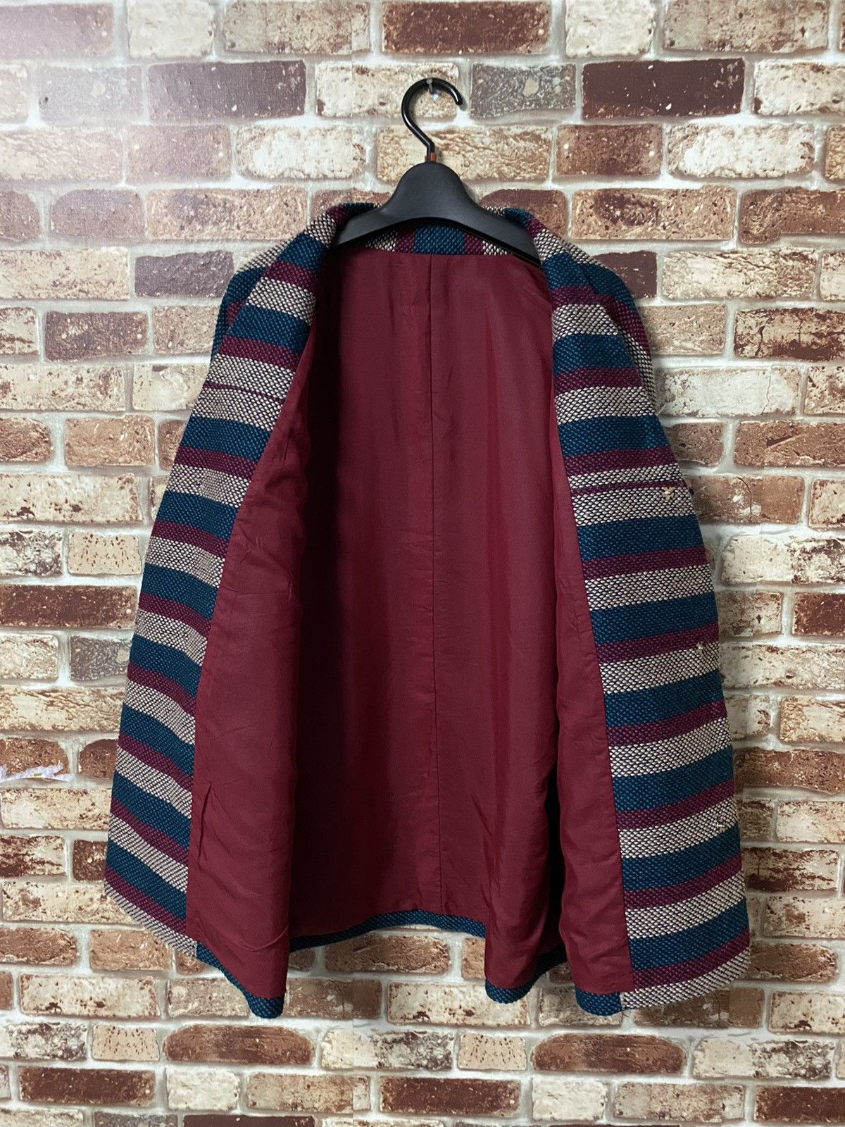 Indigo × Japanese Brand VINTAGE INDIGO WOOL JAPANESSE FASHION Size US M / EU 48-50 / 2 - 7 Thumbnail