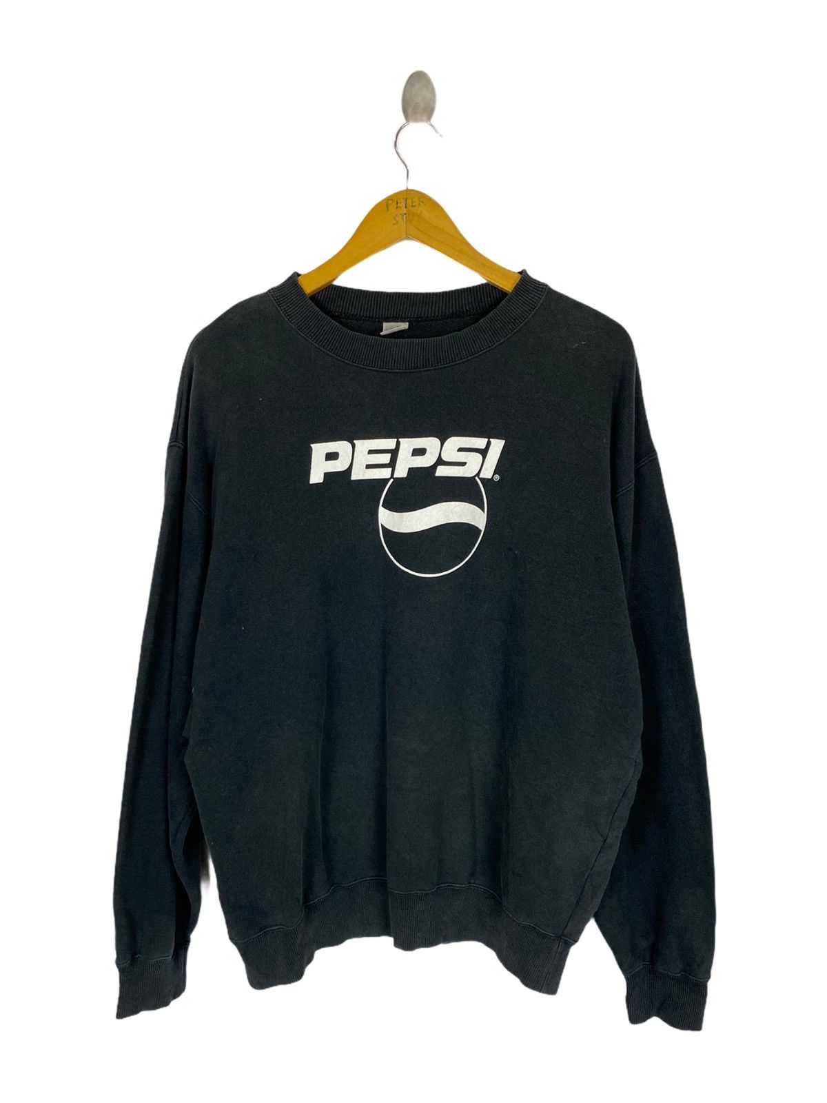 Pepsi × Vintage Vintage Pepsi Black Sweater Size US L / EU 52-54 / 3 - 1 Thumbnail