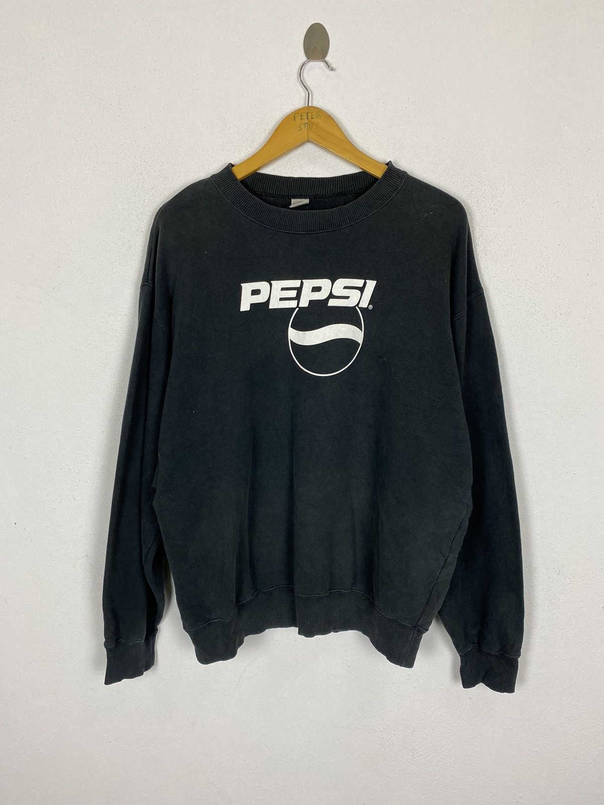 Pepsi × Vintage Vintage Pepsi Black Sweater Size US L / EU 52-54 / 3 - 2 Thumbnail
