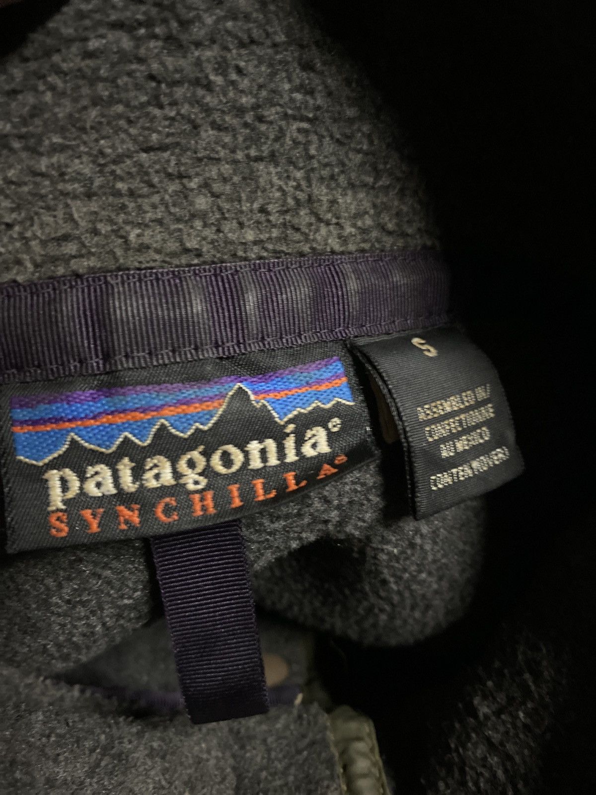 Patagonia PATAGONIA SYNCHILLA DEEP FLEECE GREY SWEATER Size US S / EU 44-46 / 1 - 7 Thumbnail