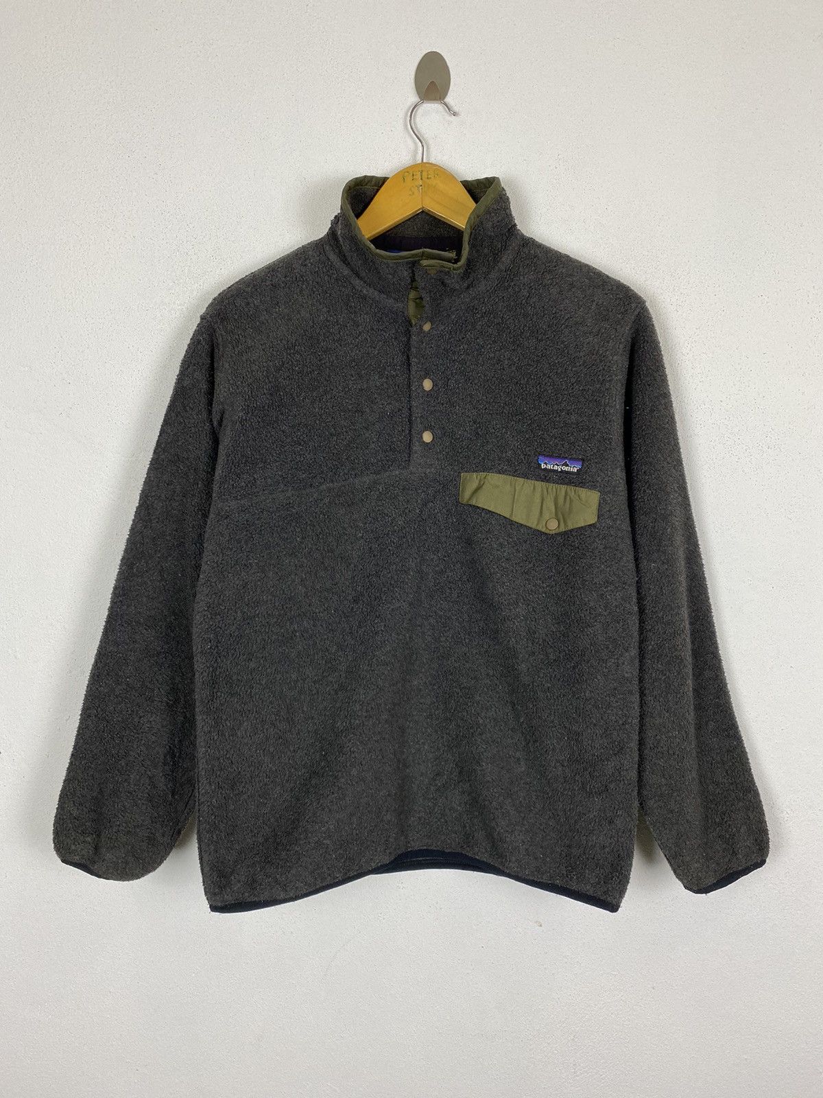 Patagonia PATAGONIA SYNCHILLA DEEP FLEECE GREY SWEATER Size US S / EU 44-46 / 1 - 2 Thumbnail