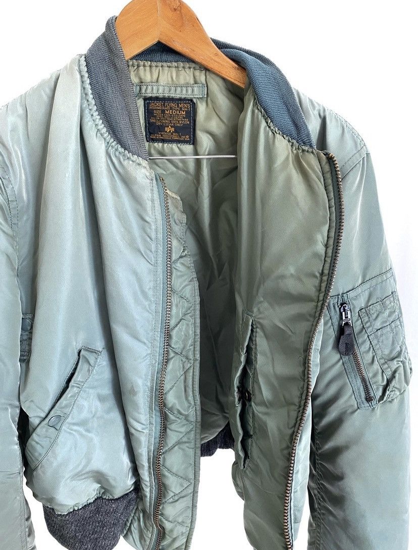 Avirex × Vintage vintage Avirex MA-1 Flight Jacket Alpha Industries Inc Size US M / EU 48-50 / 2 - 6 Thumbnail