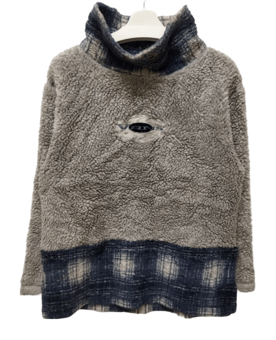 Vans Vintage Vans Deep Pile Sherpa Sweatshirt - Size M Size US M / EU 48-50 / 2 - 1 Thumbnail