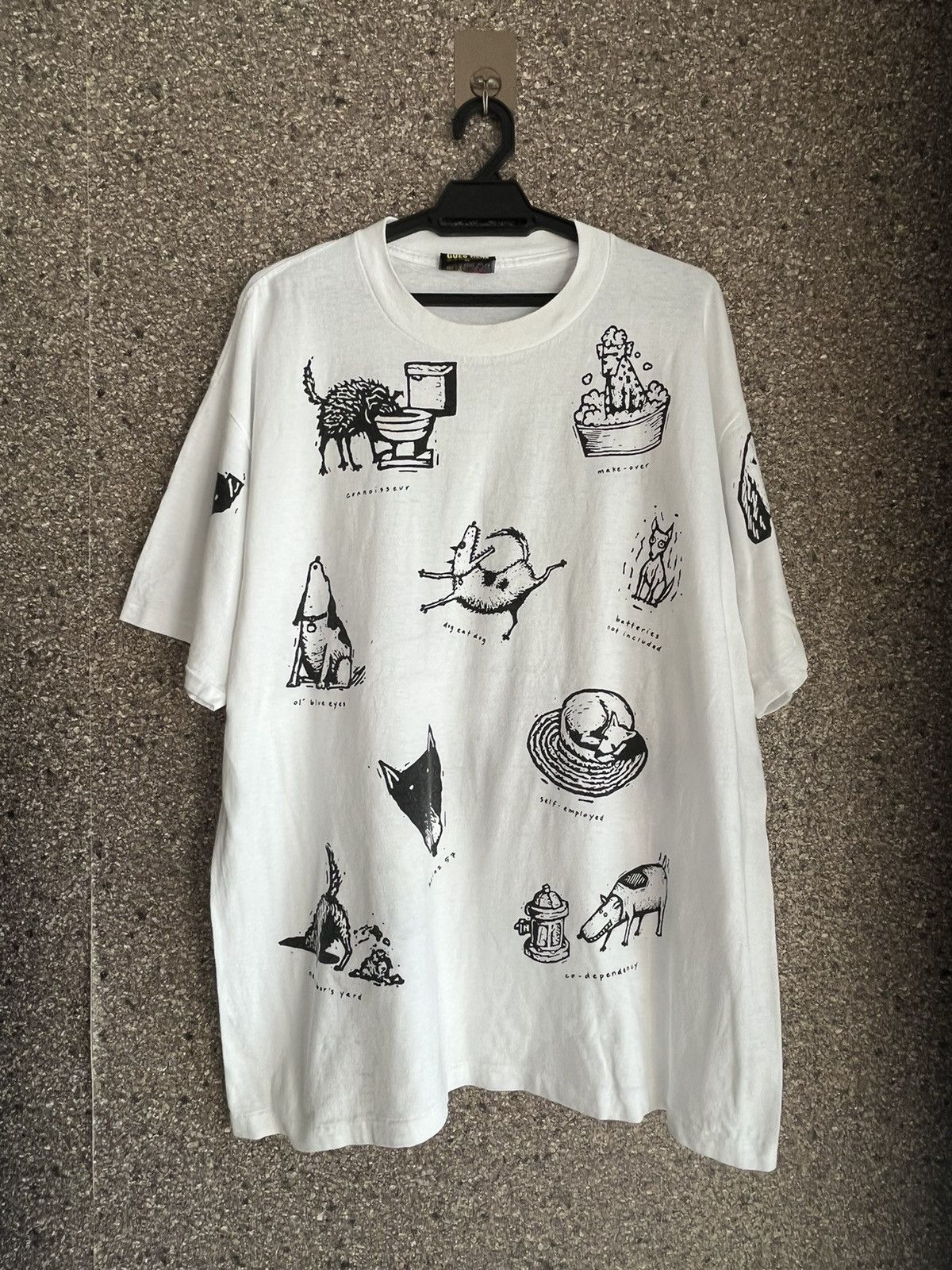 image of Vintage Tshirt Ft30 in White, Men's (Size XL)