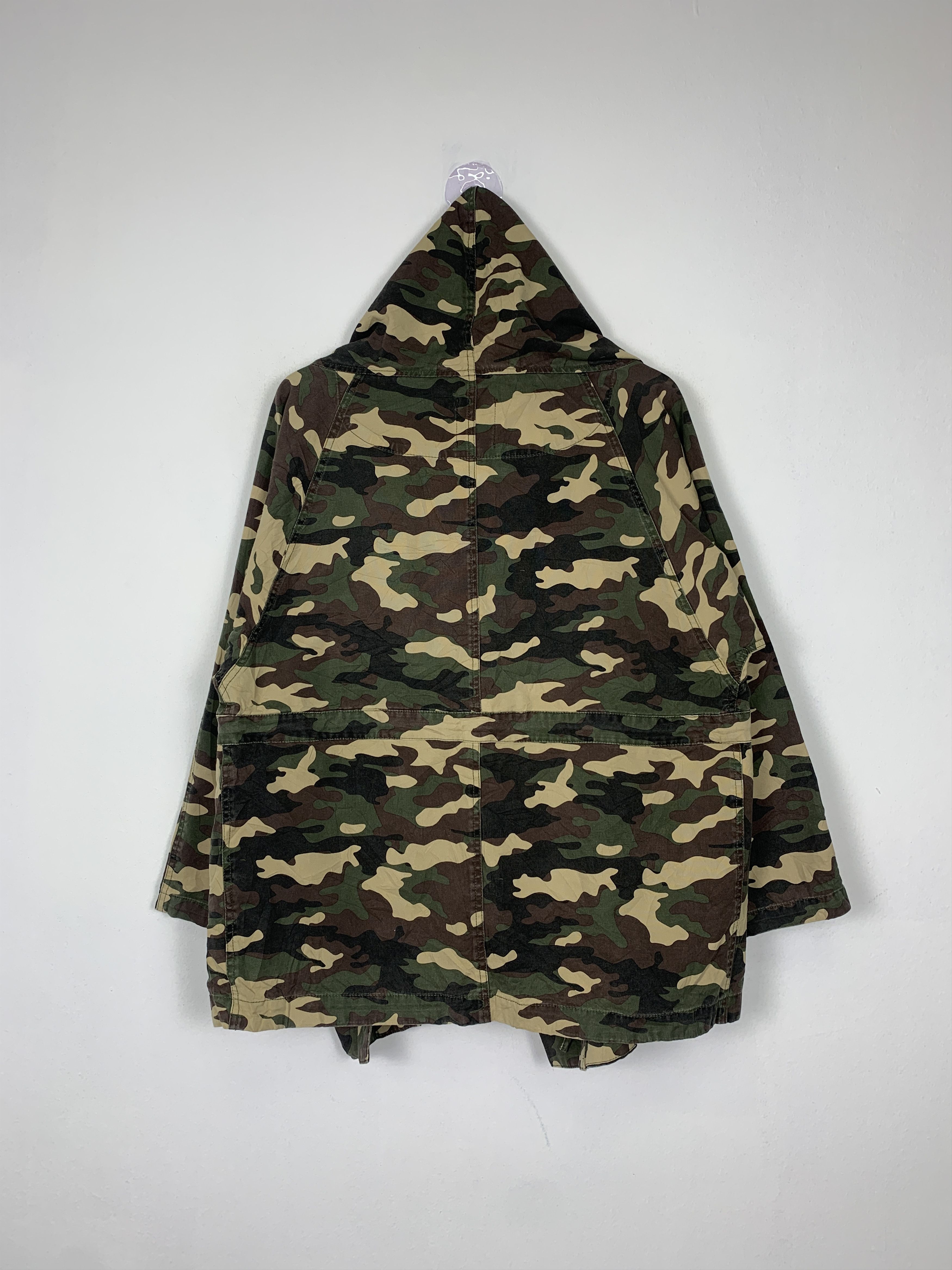 MOUSSY Vintage Azul by Moussy Camouflage Jacket Hoodie Jacket J1380 Size US S / EU 44-46 / 1 - 10 Thumbnail