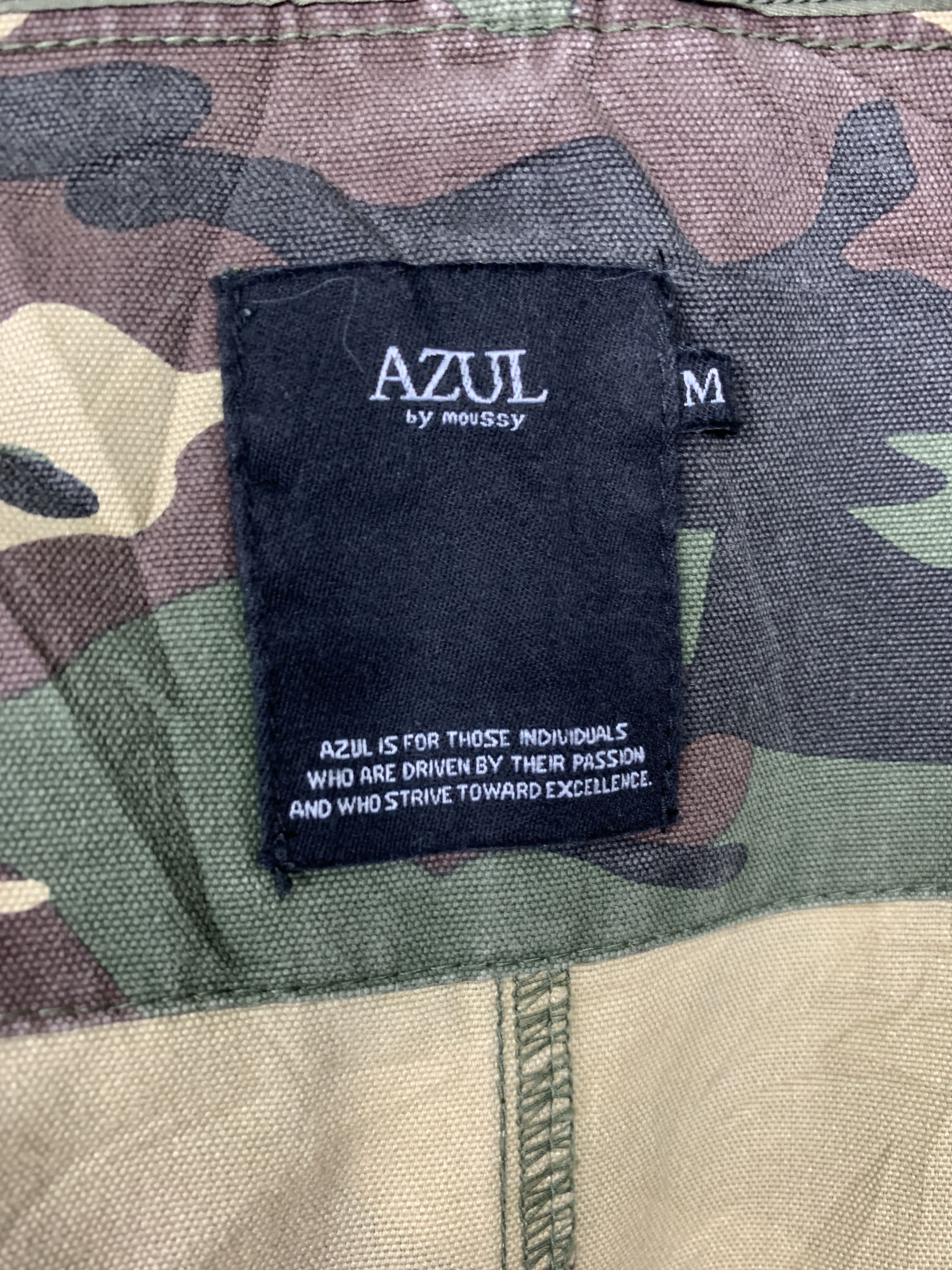MOUSSY Vintage Azul by Moussy Camouflage Jacket Hoodie Jacket J1380 Size US S / EU 44-46 / 1 - 11 Thumbnail