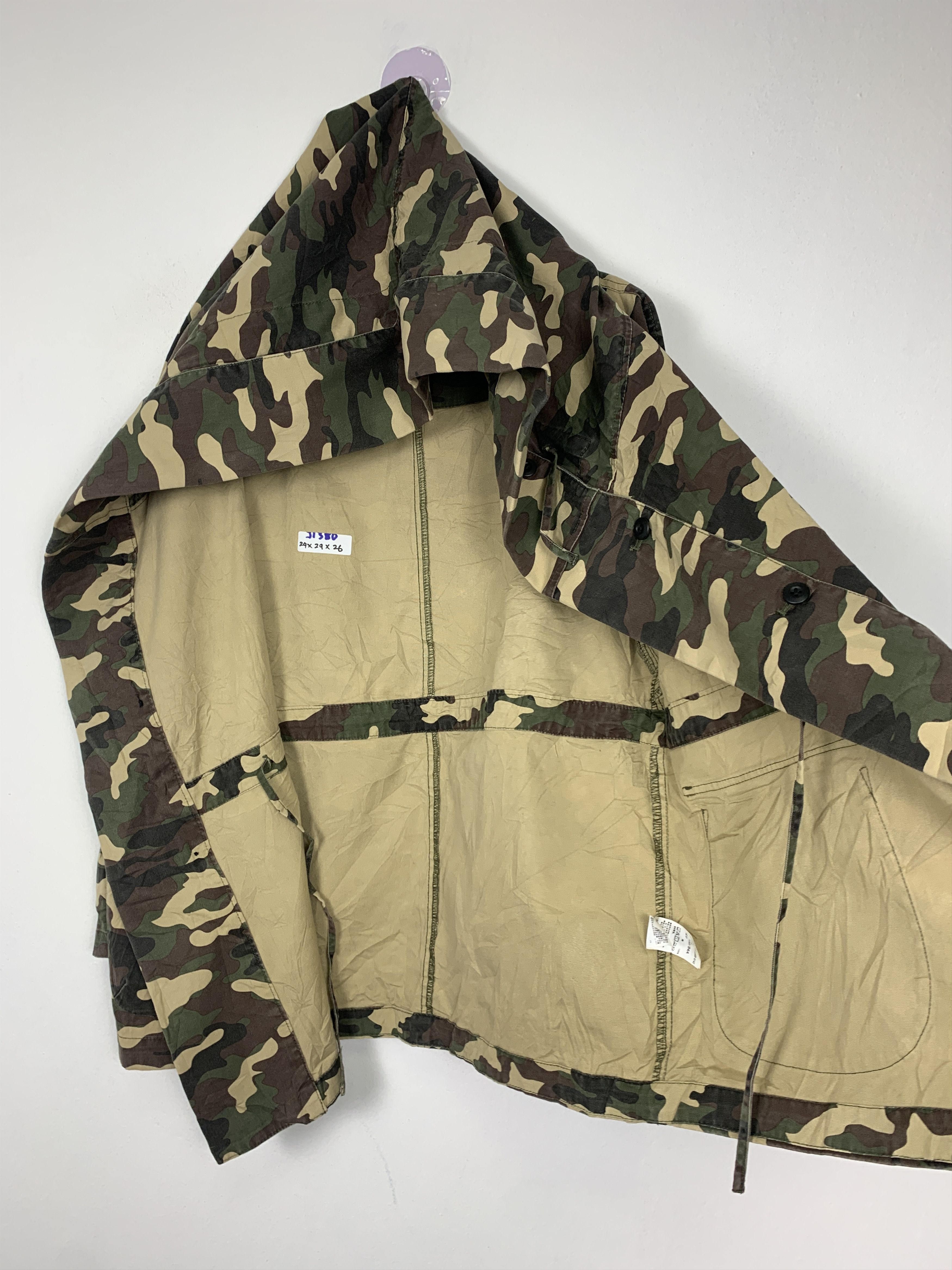 MOUSSY Vintage Azul by Moussy Camouflage Jacket Hoodie Jacket J1380 Size US S / EU 44-46 / 1 - 8 Thumbnail