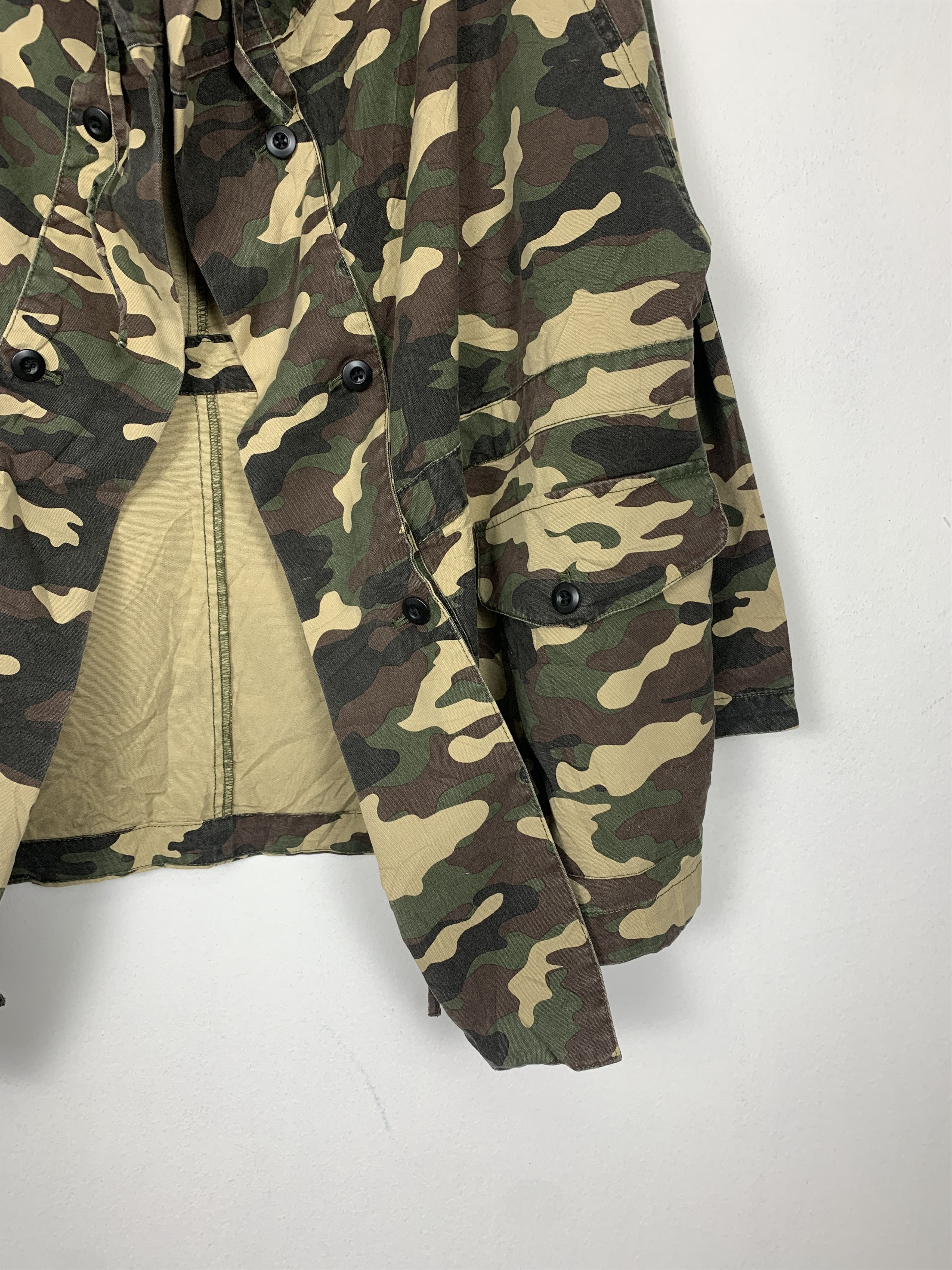 MOUSSY Vintage Azul by Moussy Camouflage Jacket Hoodie Jacket J1380 Size US S / EU 44-46 / 1 - 4 Thumbnail