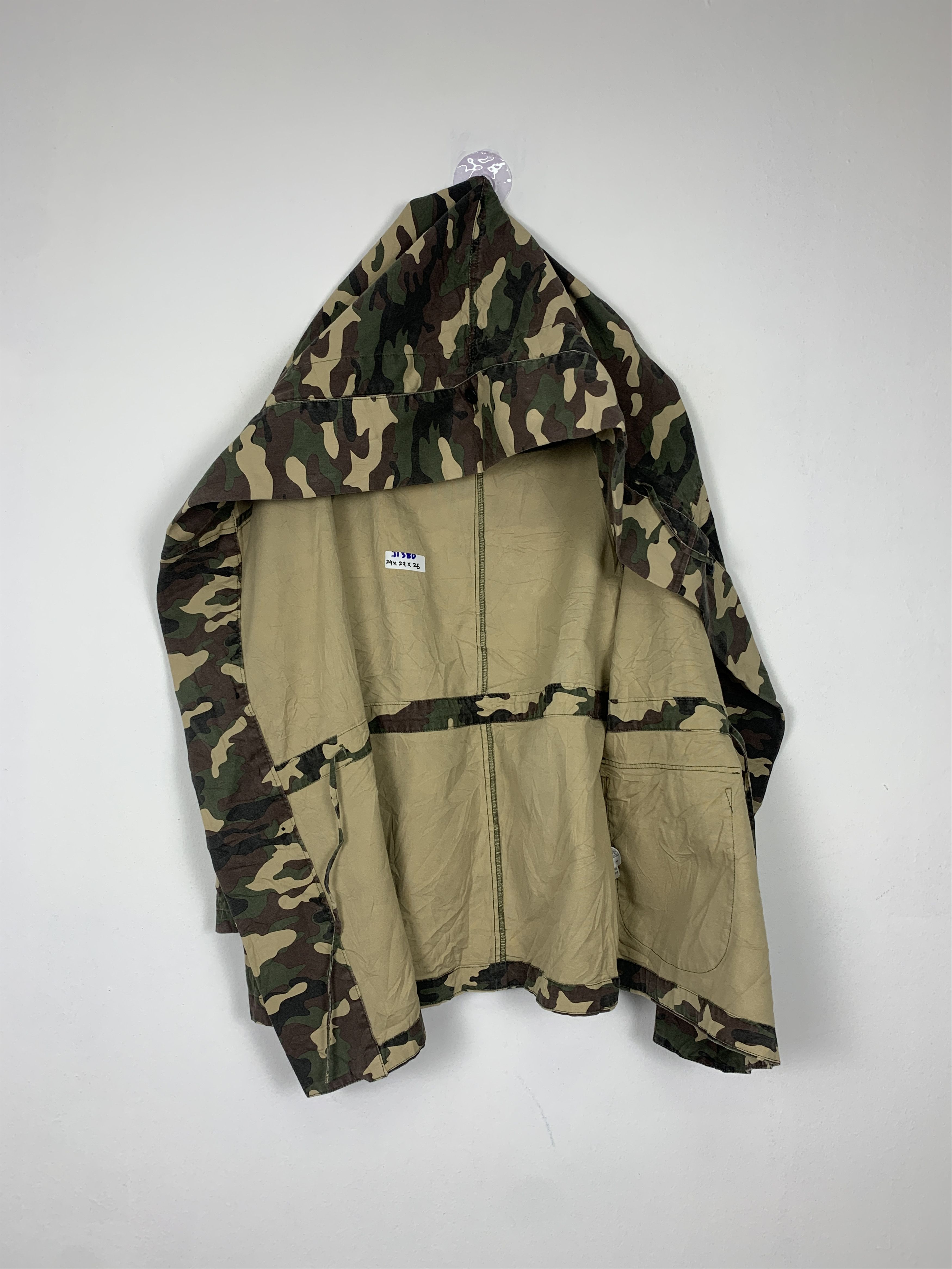 MOUSSY Vintage Azul by Moussy Camouflage Jacket Hoodie Jacket J1380 Size US S / EU 44-46 / 1 - 6 Thumbnail