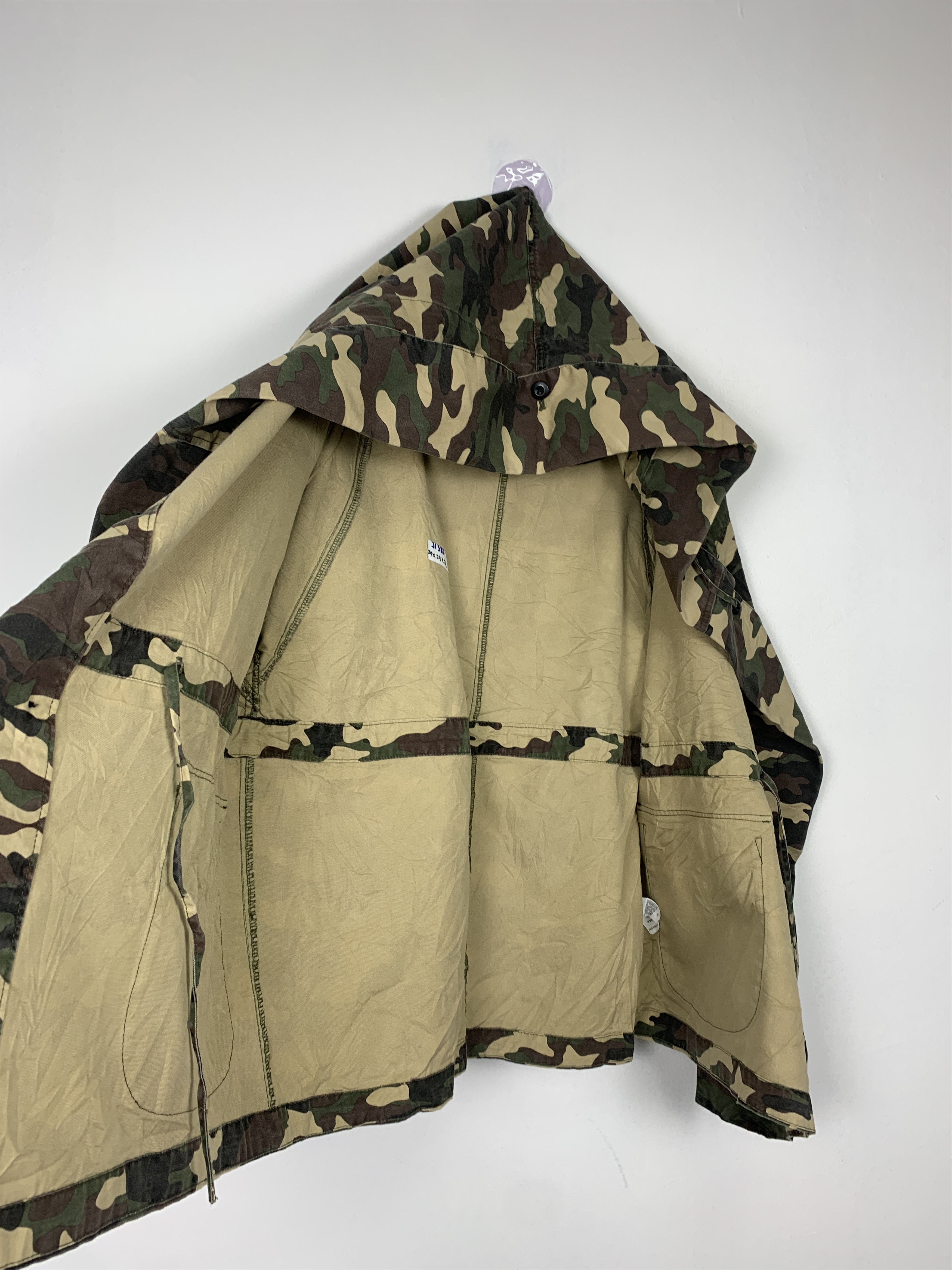 MOUSSY Vintage Azul by Moussy Camouflage Jacket Hoodie Jacket J1380 Size US S / EU 44-46 / 1 - 7 Thumbnail