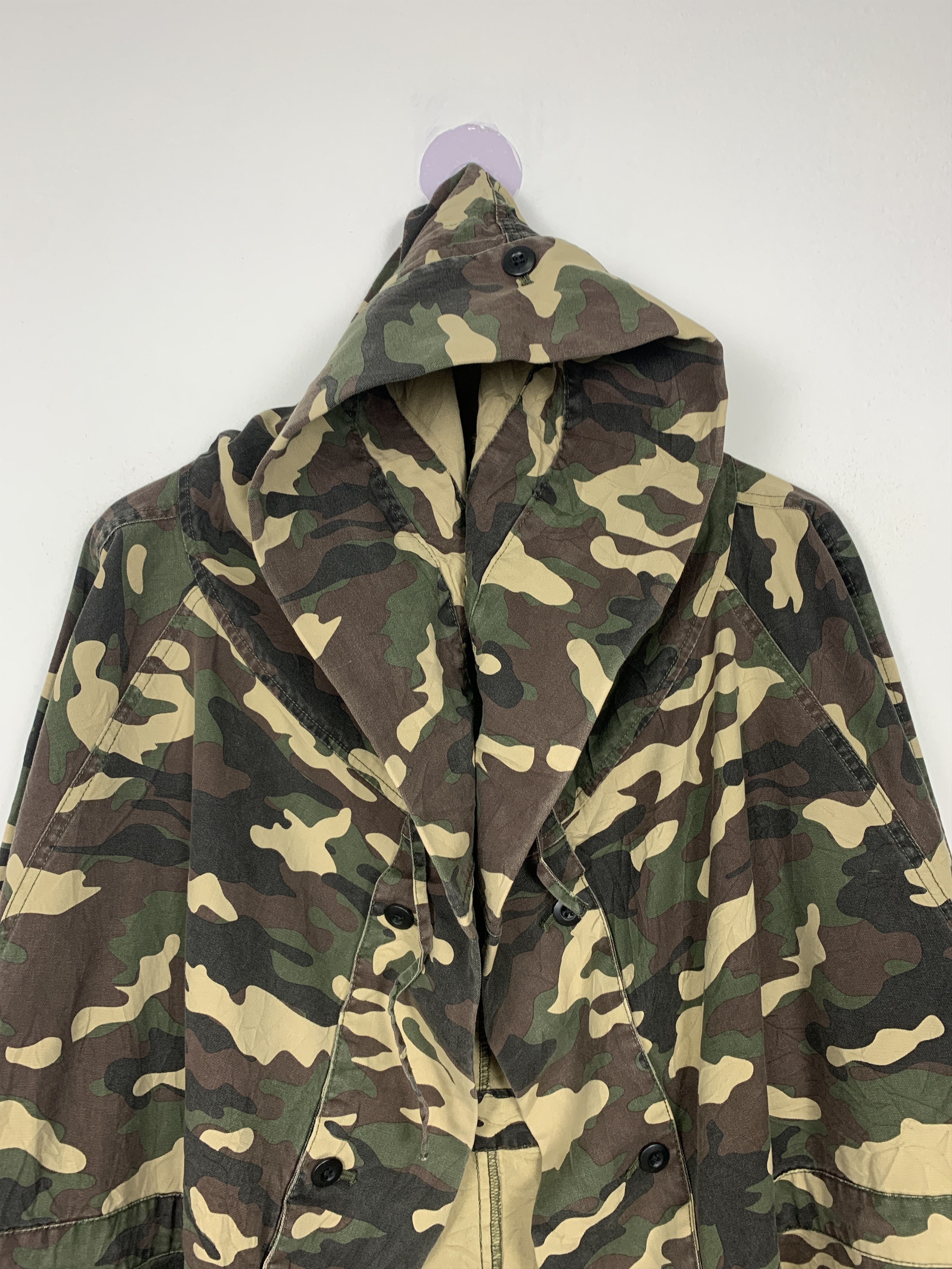 MOUSSY Vintage Azul by Moussy Camouflage Jacket Hoodie Jacket J1380 Size US S / EU 44-46 / 1 - 2 Thumbnail