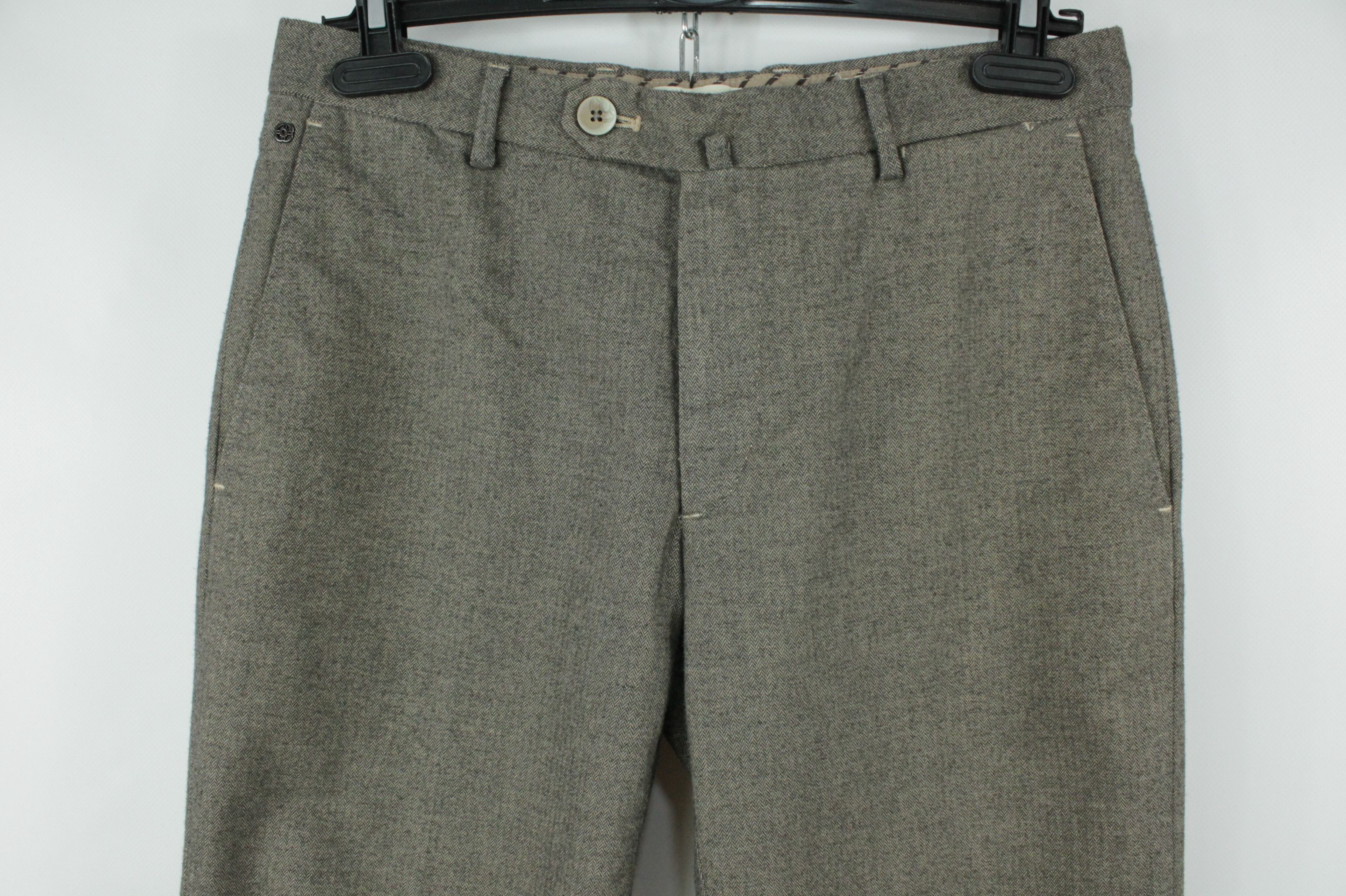 Other Archival Clothing GTA IL Pantalone Slim Fit Flannel Pants Size US 30 / EU 46 - 2 Thumbnail