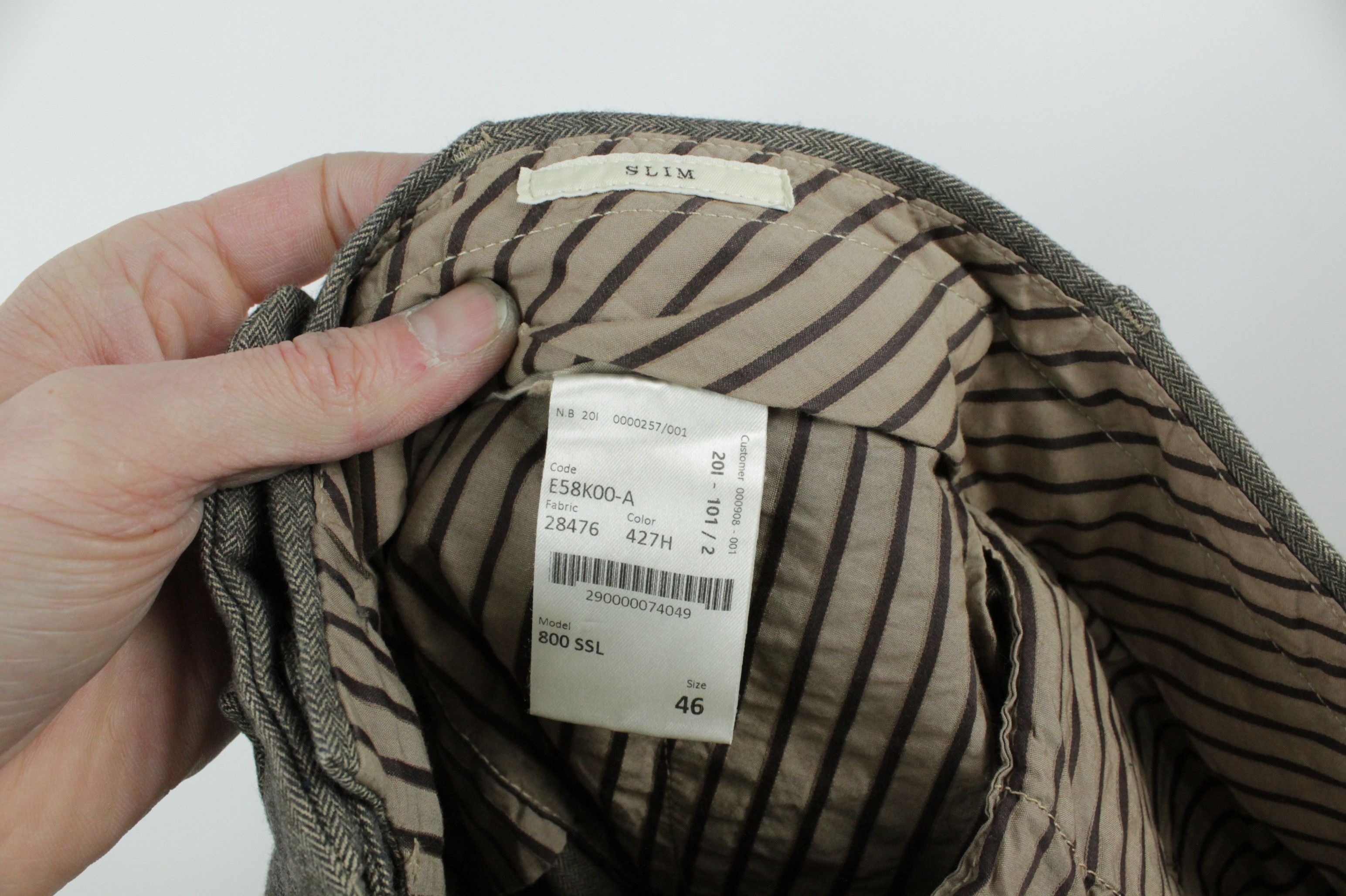Other Archival Clothing GTA IL Pantalone Slim Fit Flannel Pants Size US 30 / EU 46 - 8 Thumbnail