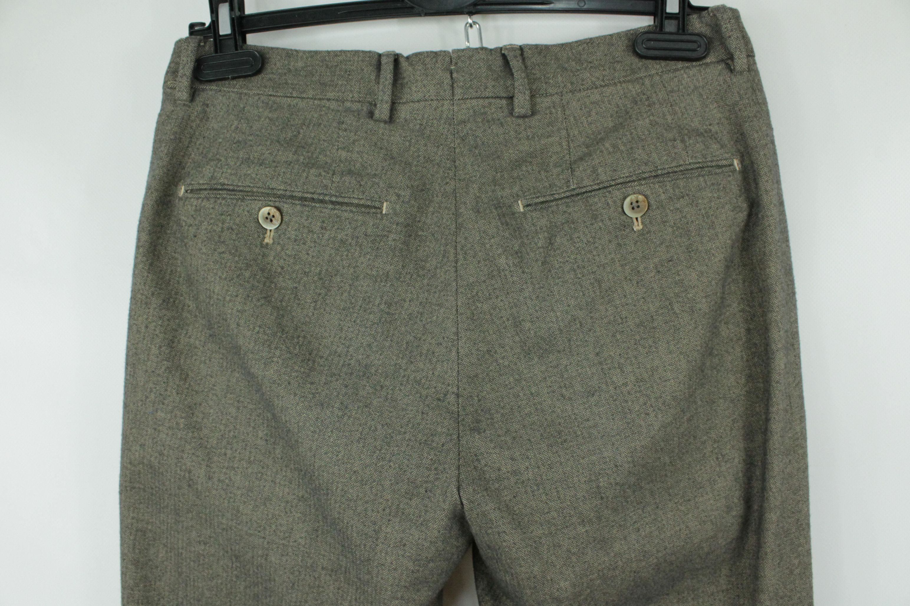 Other Archival Clothing GTA IL Pantalone Slim Fit Flannel Pants Size US 30 / EU 46 - 6 Thumbnail