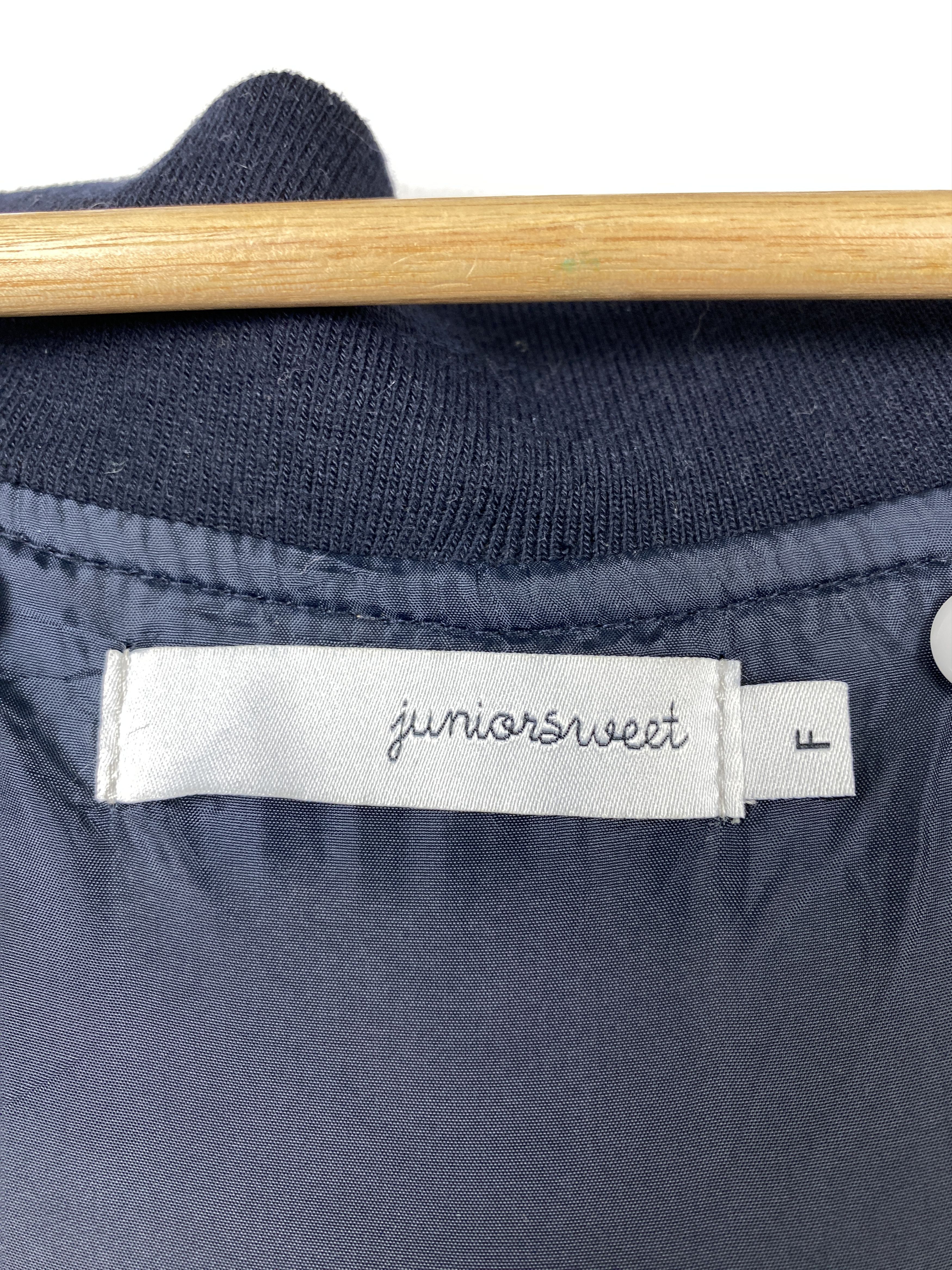 Vintage JUNIOR SWEET Varsity Sherpa Sleeve Jacket J1259