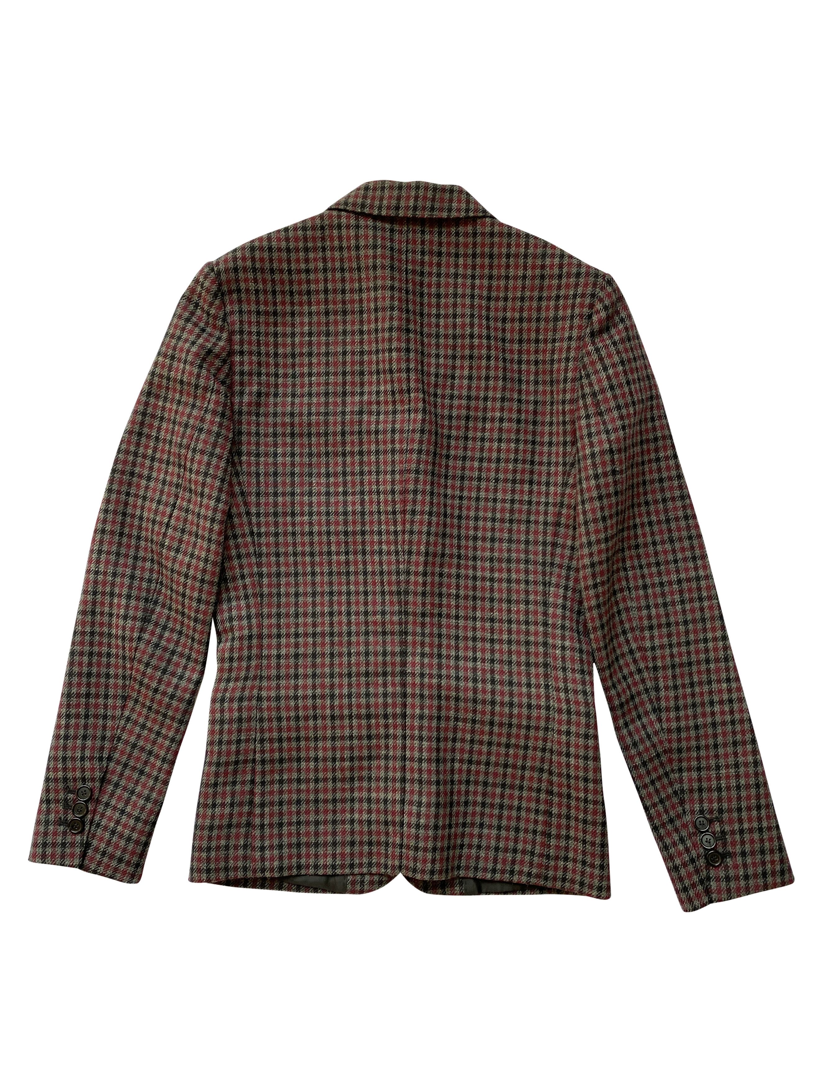 Yang Li ⚡️QUICK SALE⚡️Yang Li Burgundy Pattern Blazer Jacket Size M / US 6-8 / IT 42-44 - 2 Thumbnail